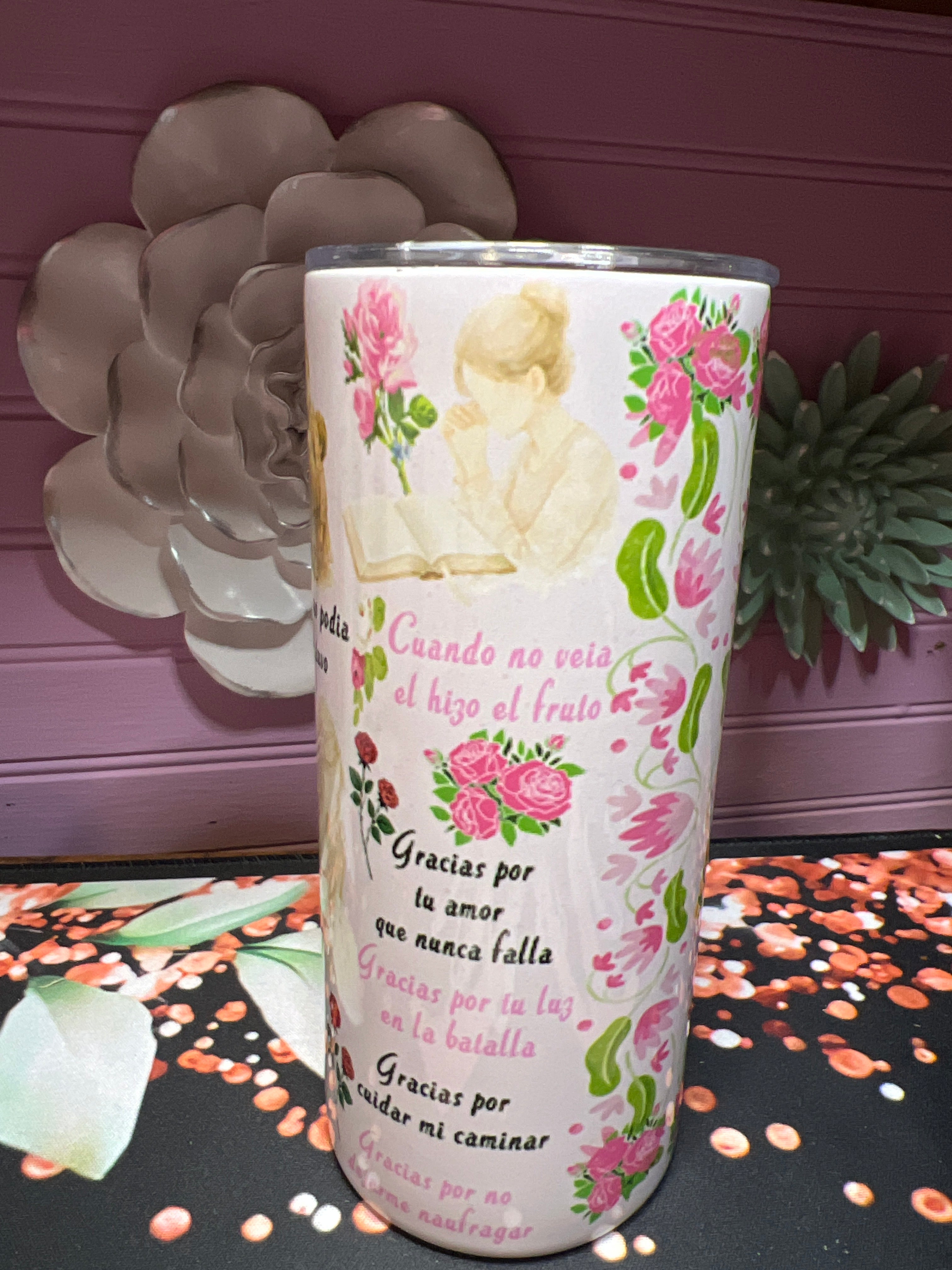 El deseo de Dios tumbler 15 oz