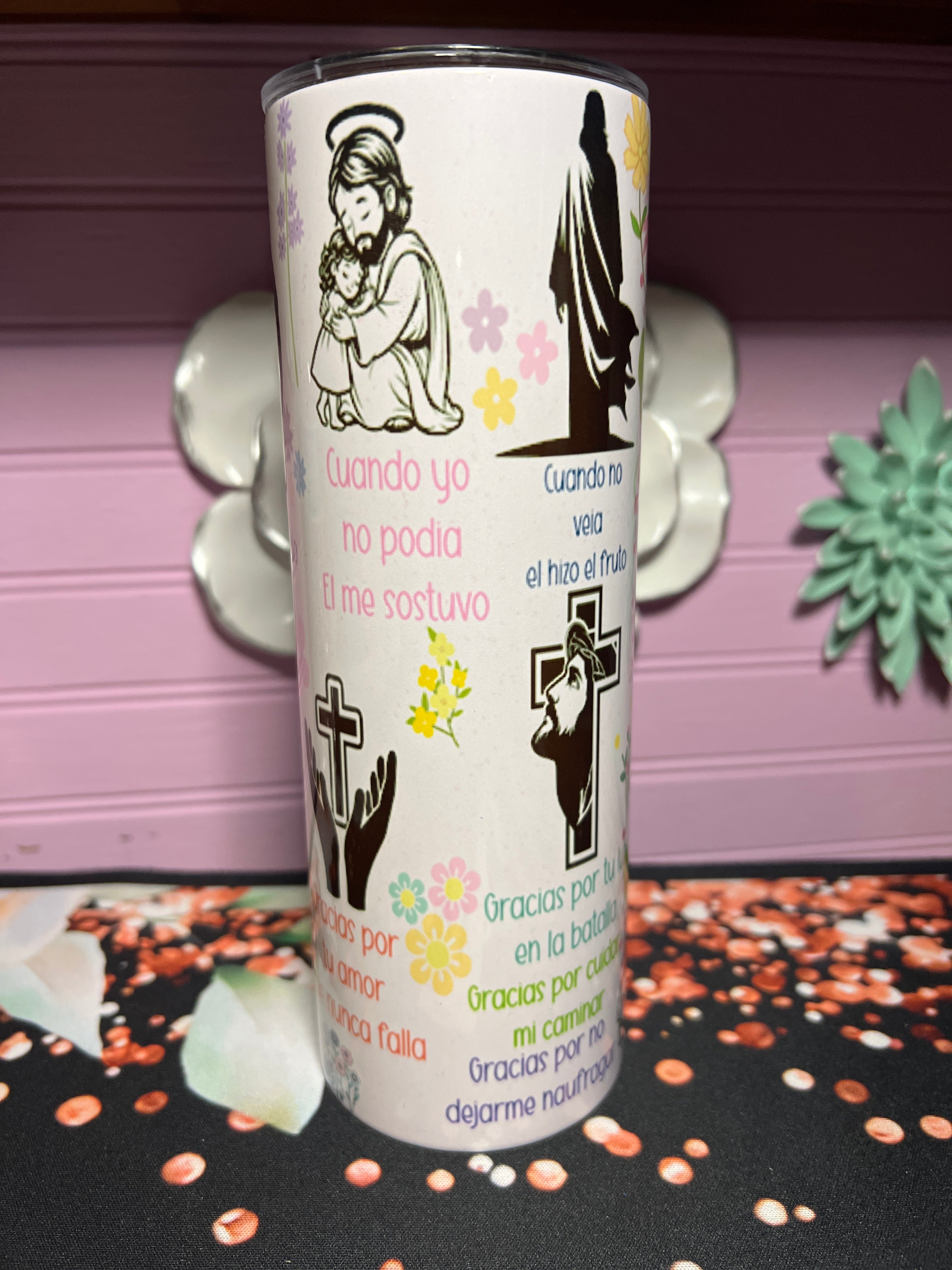 El deseo de Dios tumbler 20oz