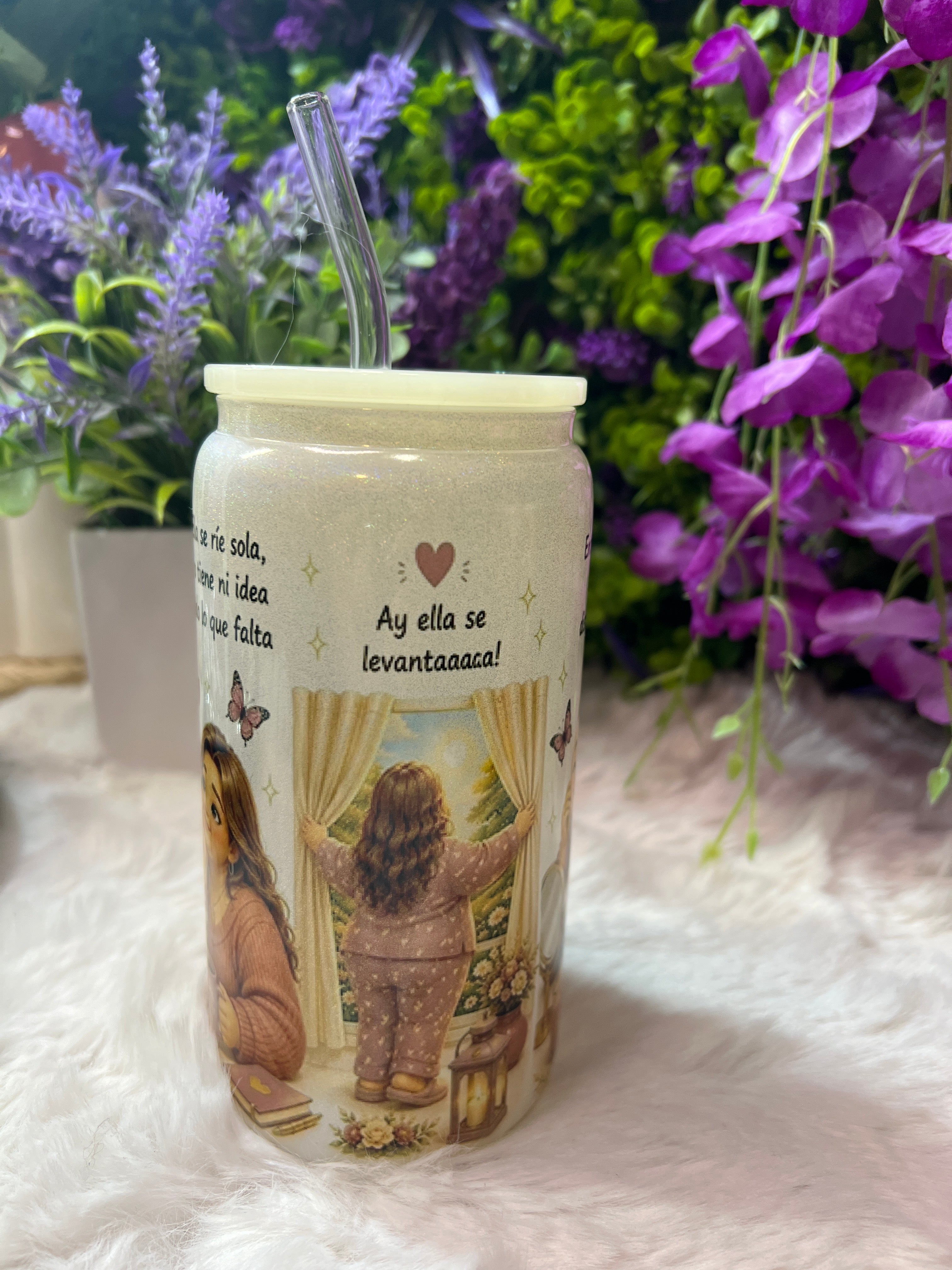 À la niña que fui glass cup 16 oz