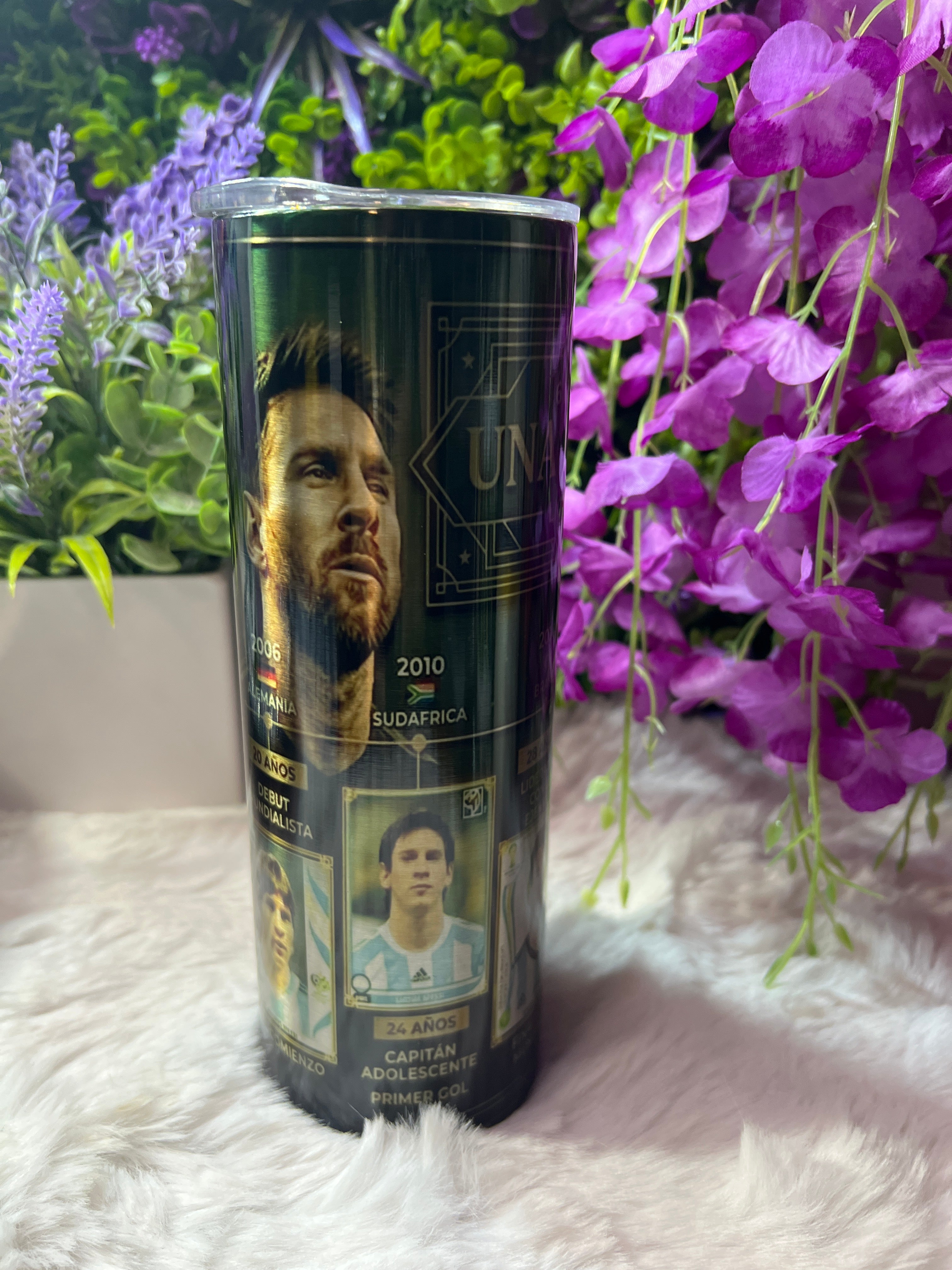 Messi tumbler acero inoxidable 20 oz