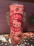 Pink Hello Kitty tumbler 20 oz