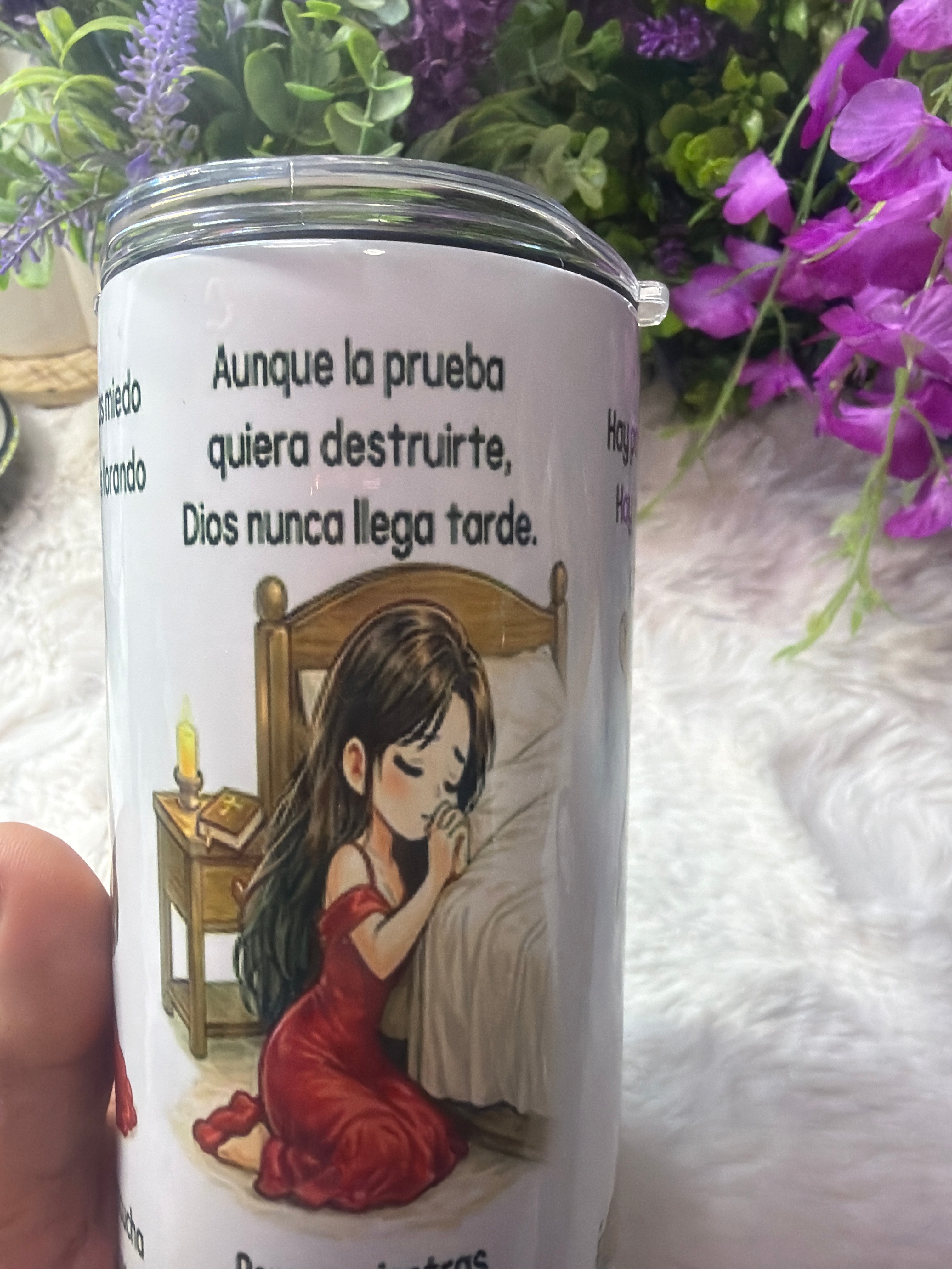 Hay poder en la oración tumbler 15 oz 2 in 1