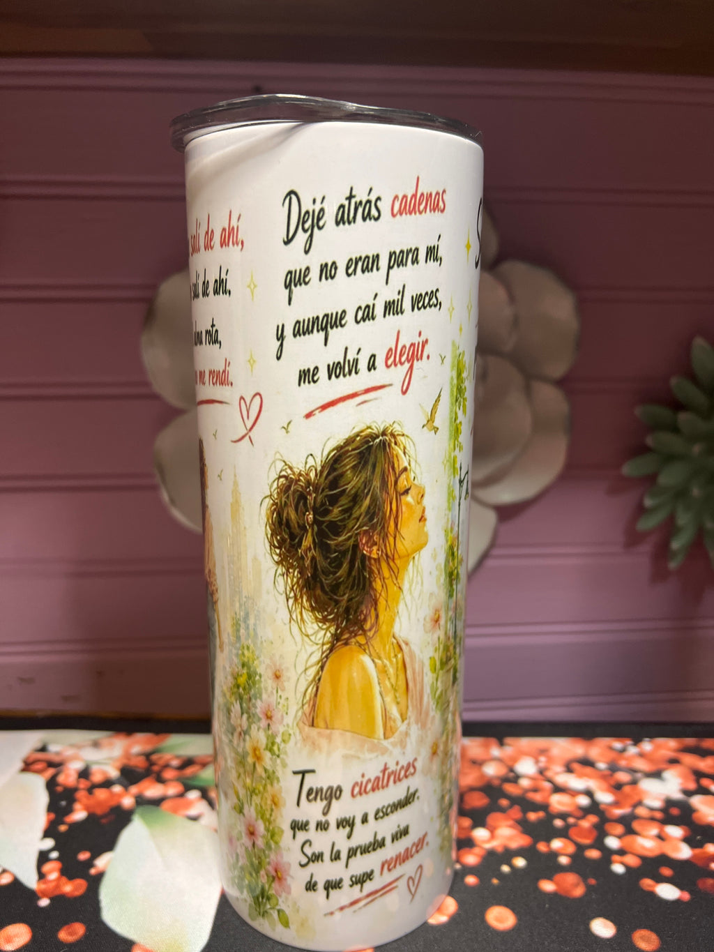 Salí de ahí tumbler 20 oz