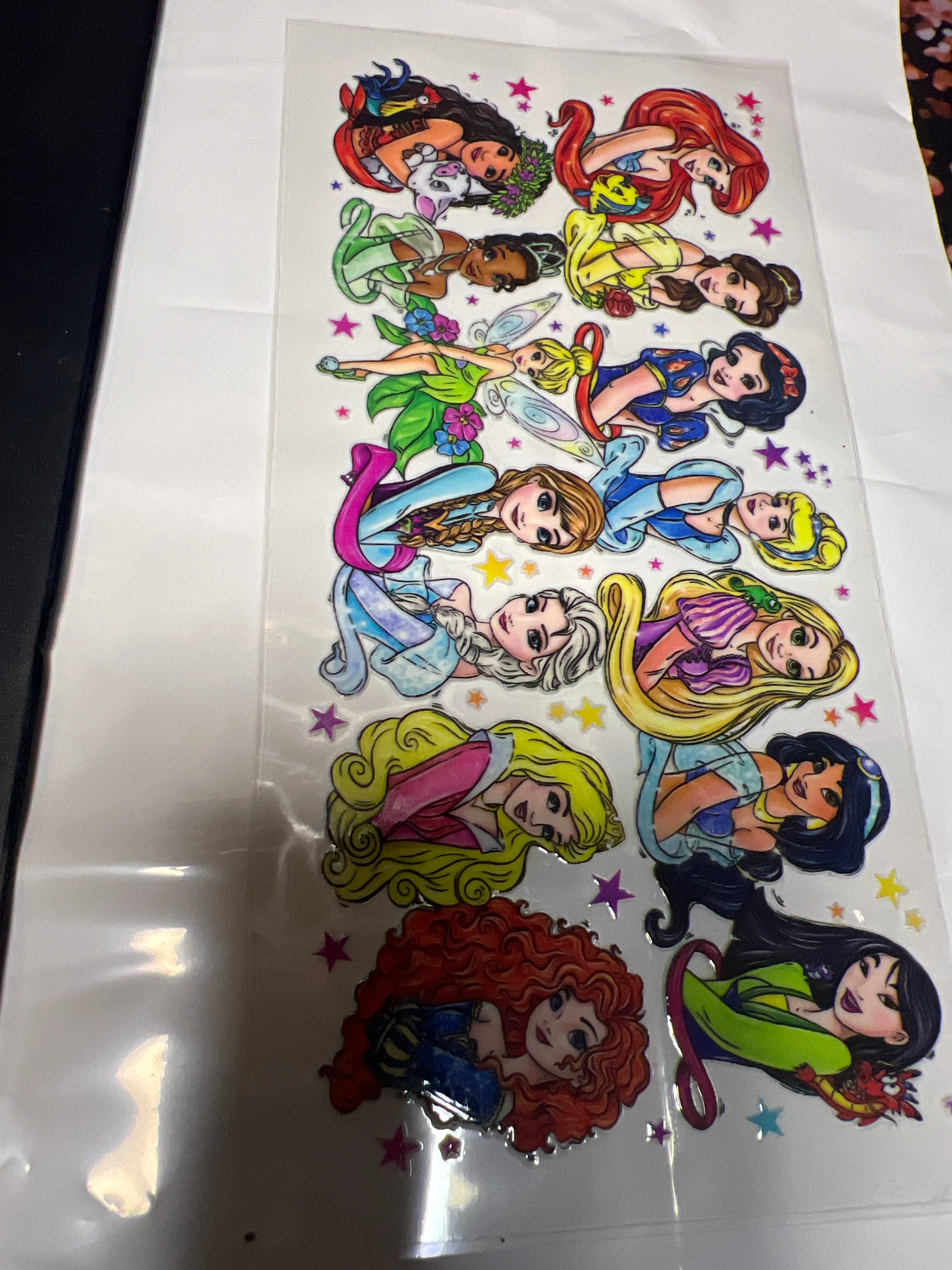 Princess Stickers UB DTF