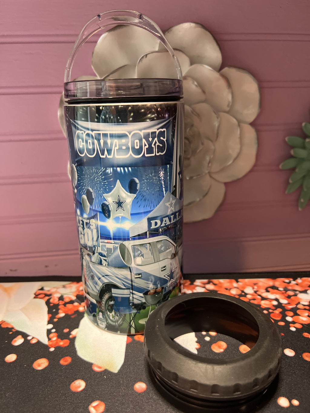 Cowboys tumbler 16 oz 4 in 1