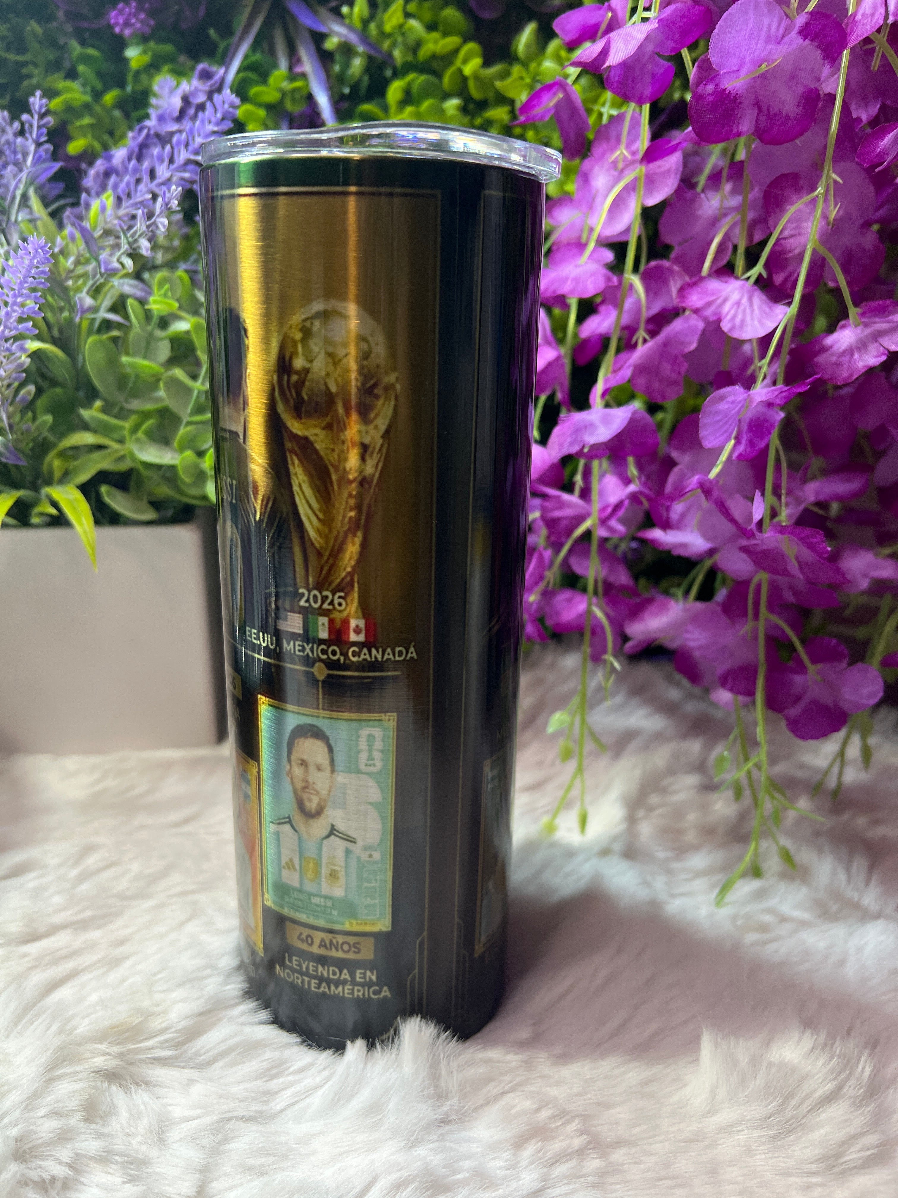 Messi tumbler acero inoxidable 20 oz