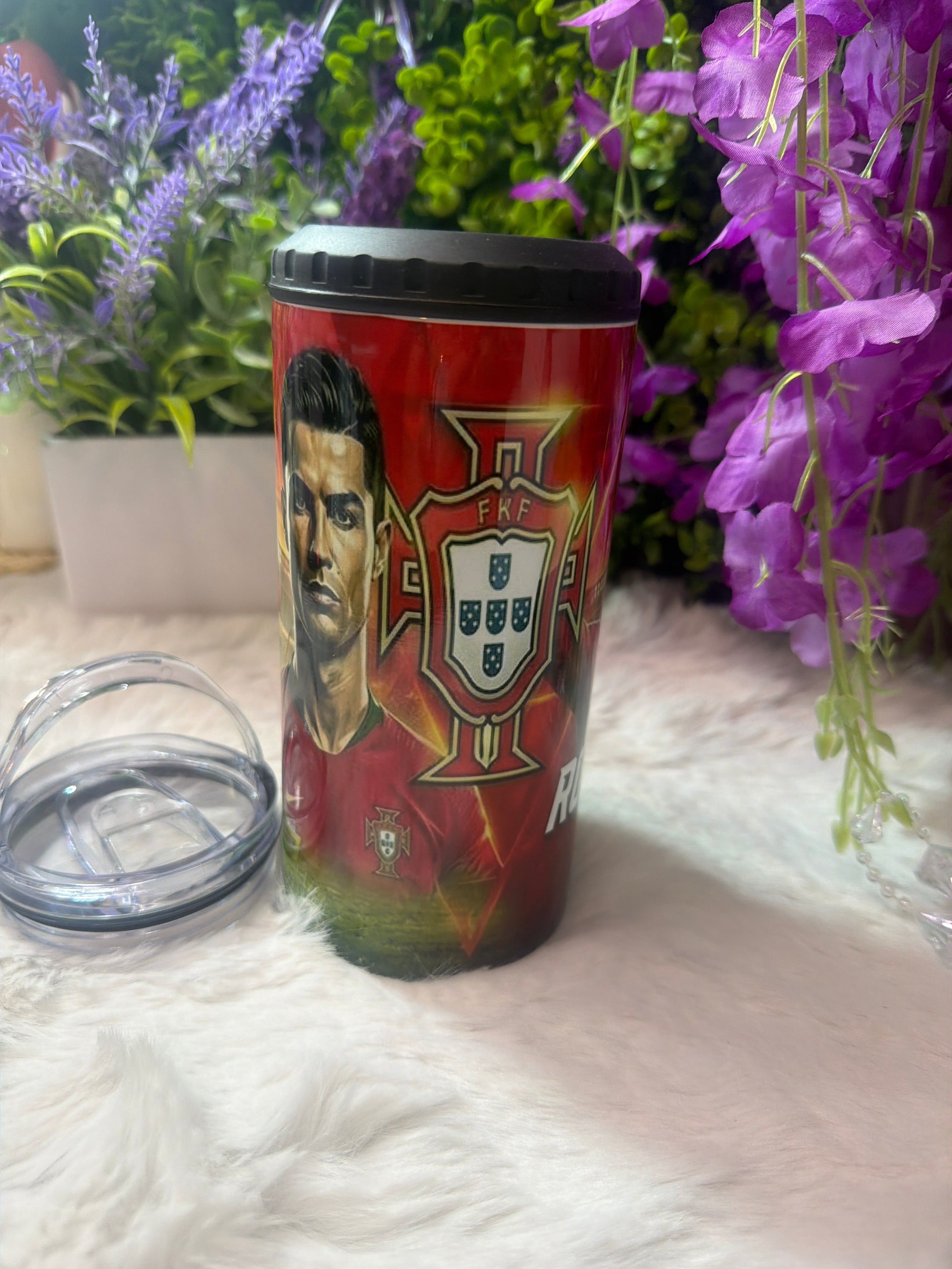 Cristiano Ronaldo tumbler 16 oz 4 in 1