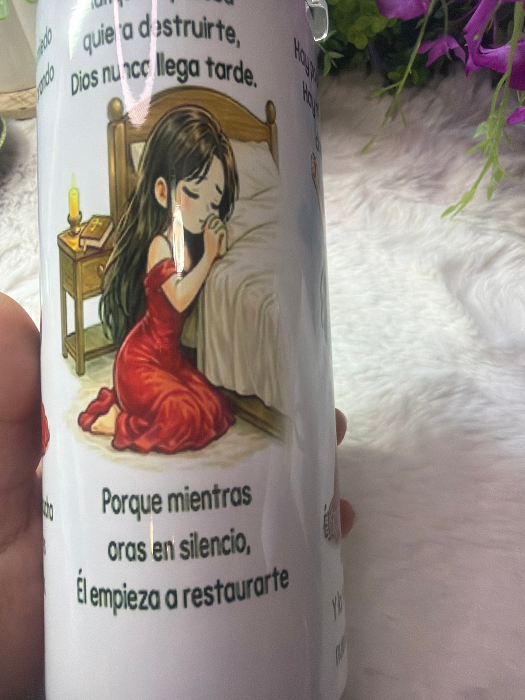 Hay poder en la oración tumbler 15 oz 2 in 1