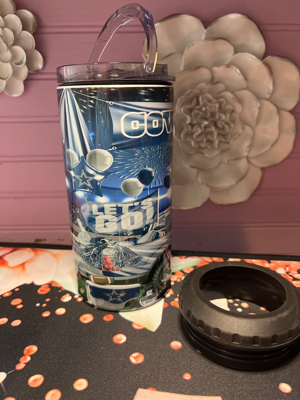 Cowboys tumbler 16 oz 4 in 1
