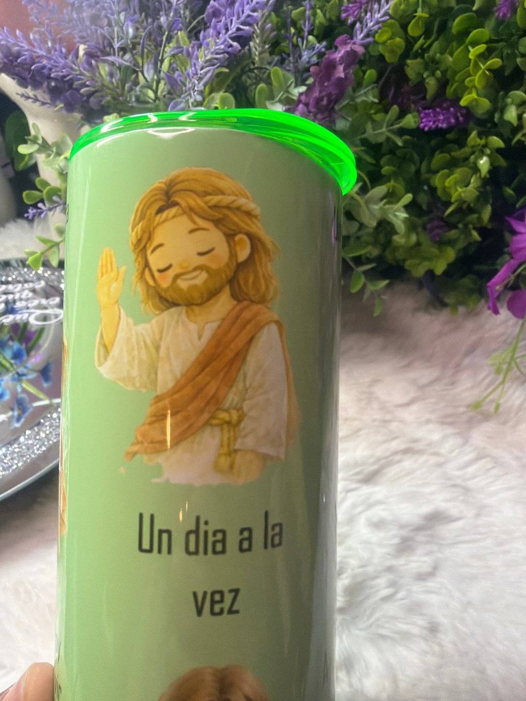 Un día à la vez tumbler 20 oz