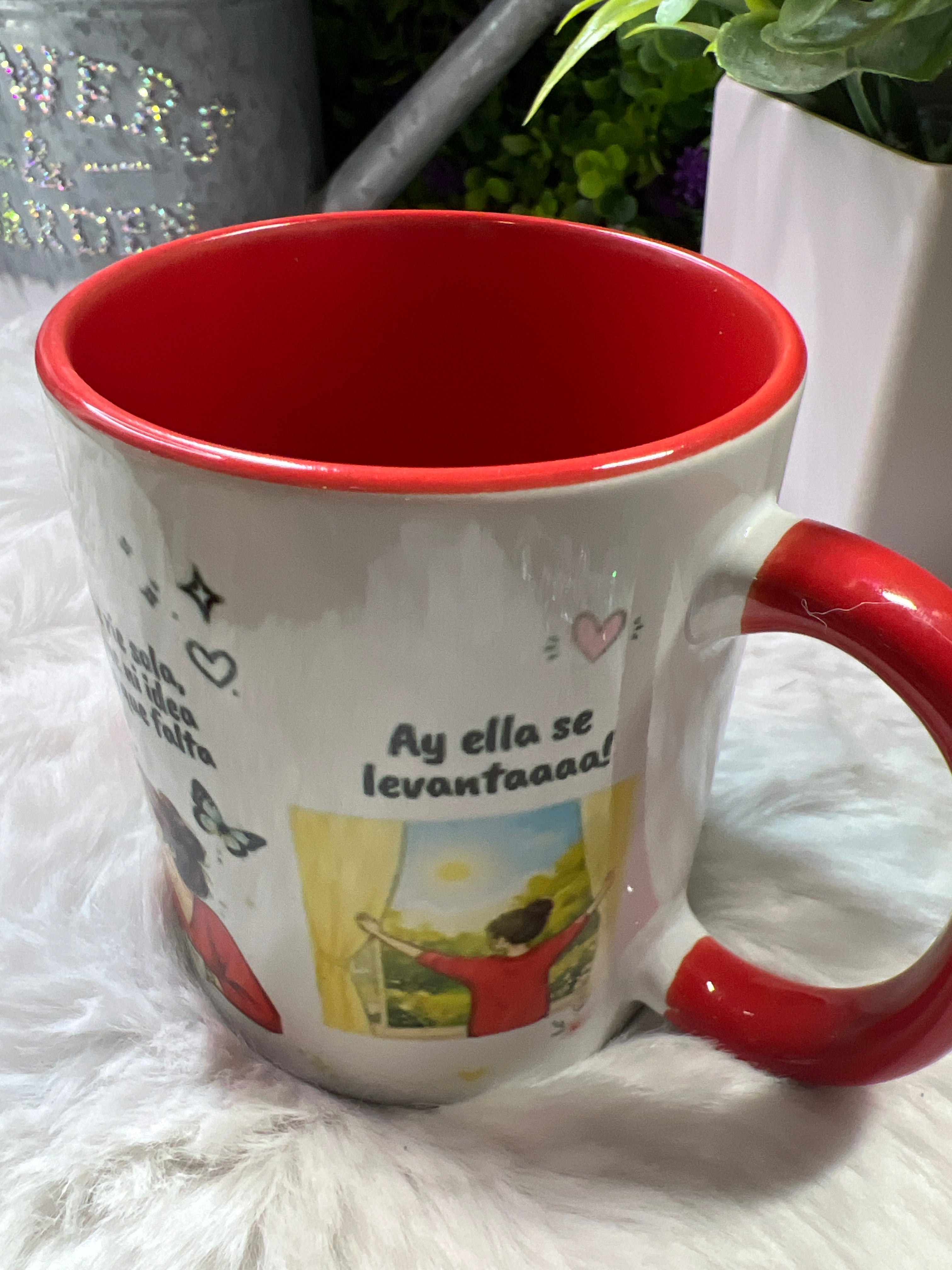 À la niña que fui taza roja 11 oz