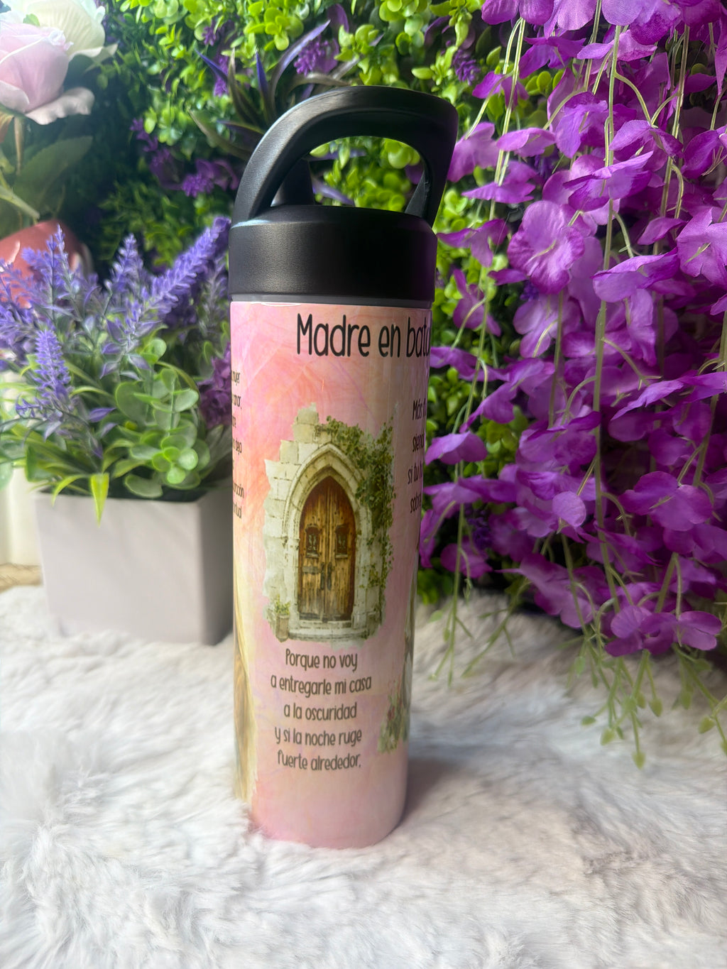 Madre en batalla tumbler 20 oz