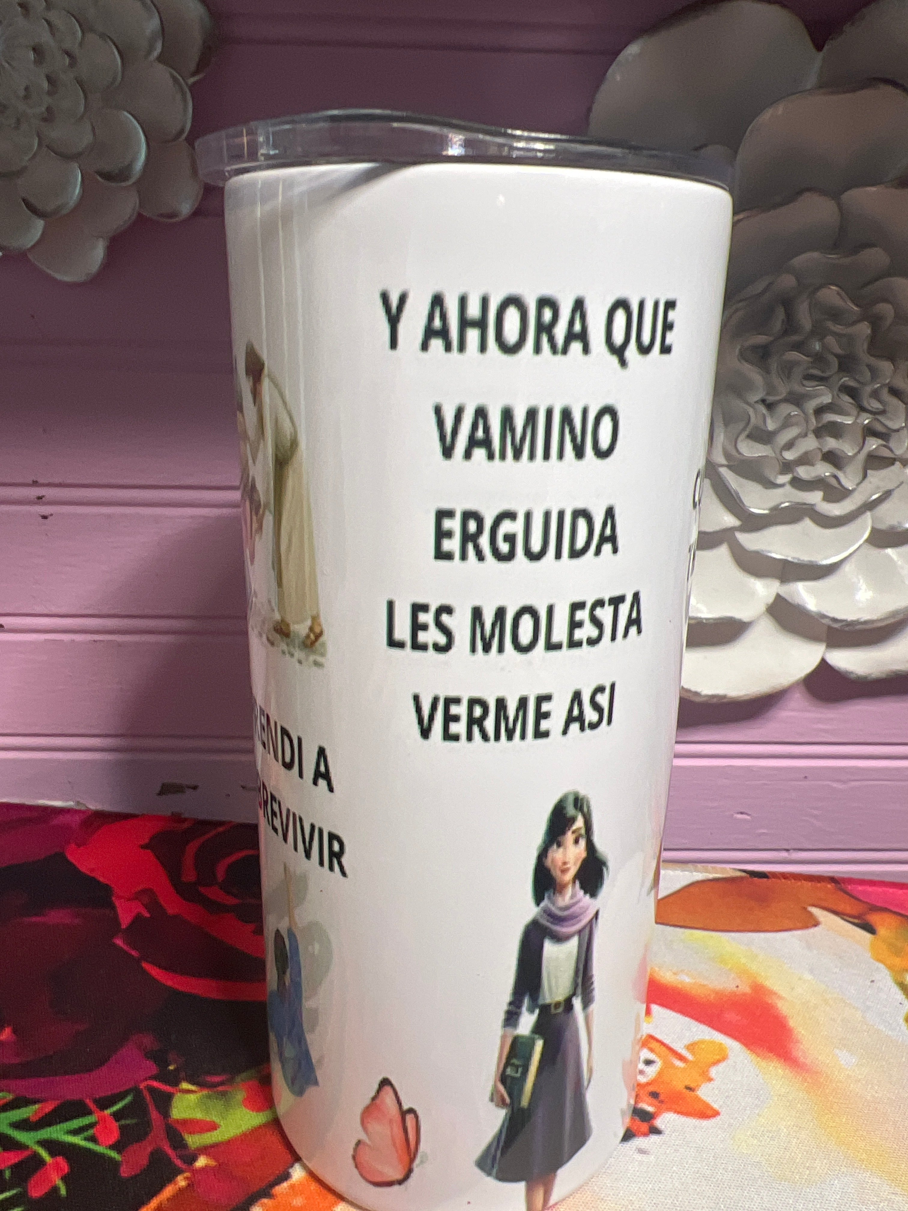 Que hablen de mí tumbler 15 oz