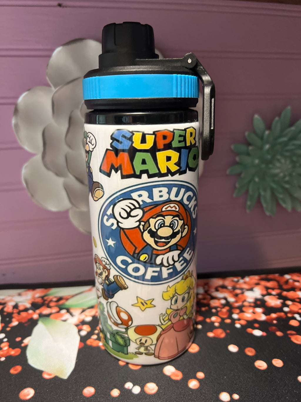 Super Mario tumbler 20oz