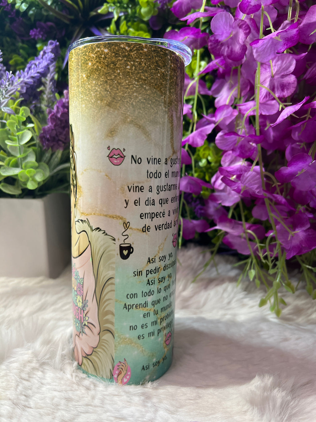 Así soy yo tumbler 20 oz
