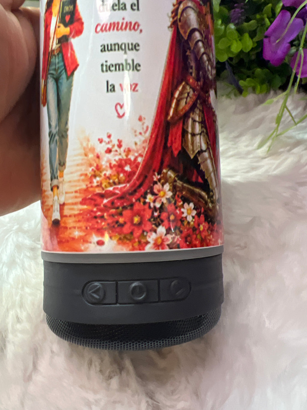 Nací para ser yo Bluetooth speaker tumbler 20 oz
