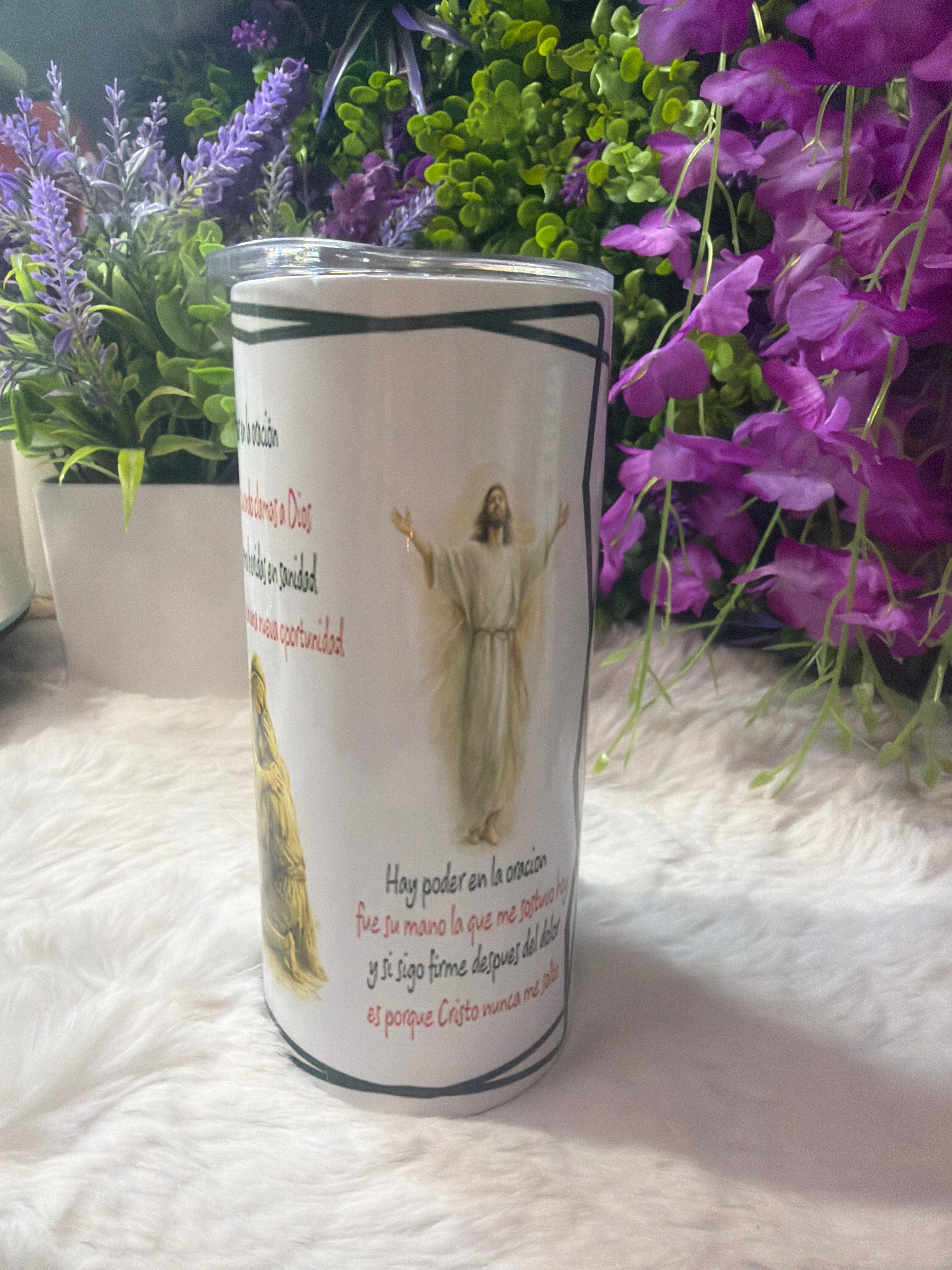 Hay poder en la oración tumbler 15 oz