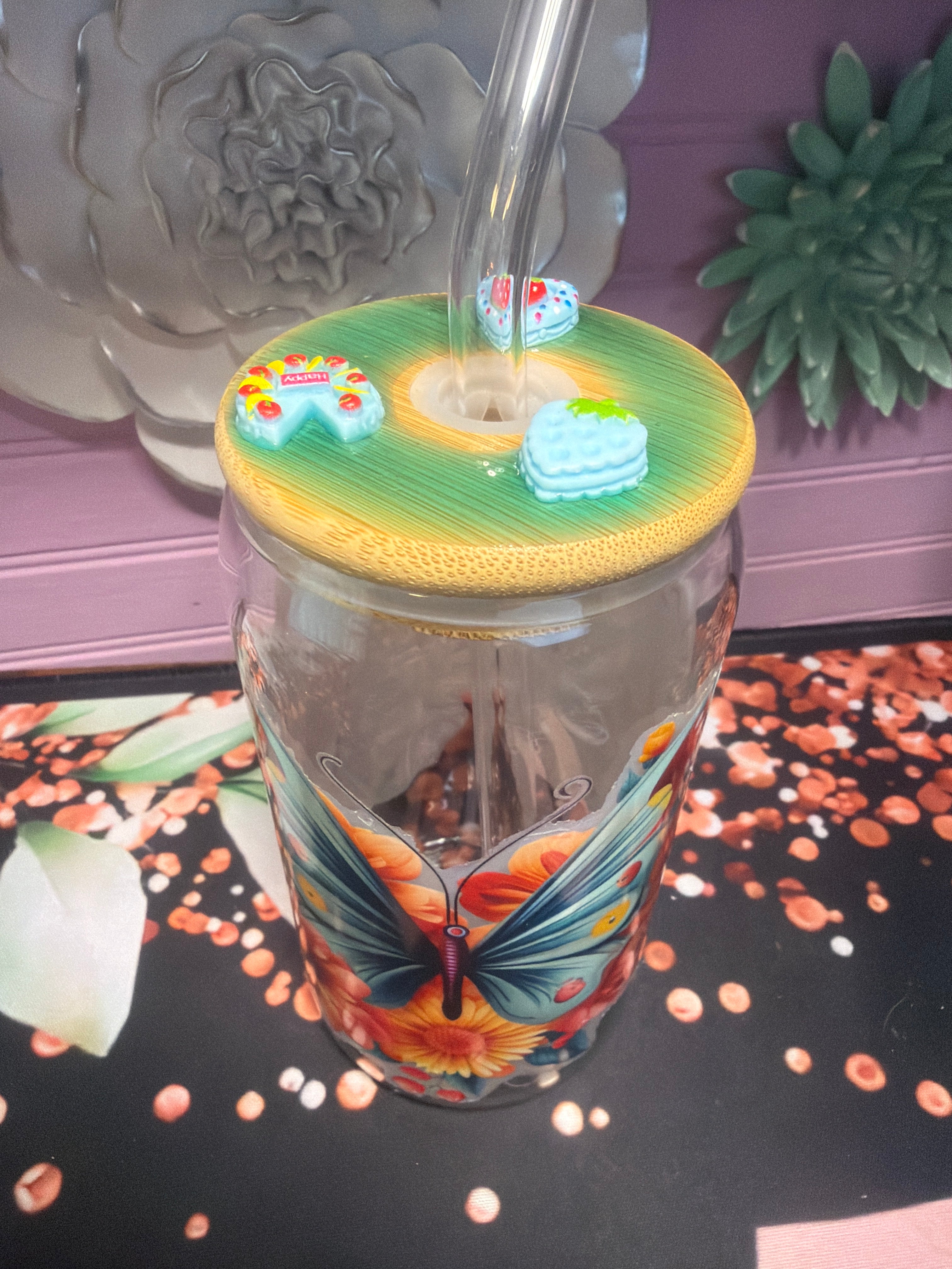 Stickers UV-DTF glass cup 16 oz