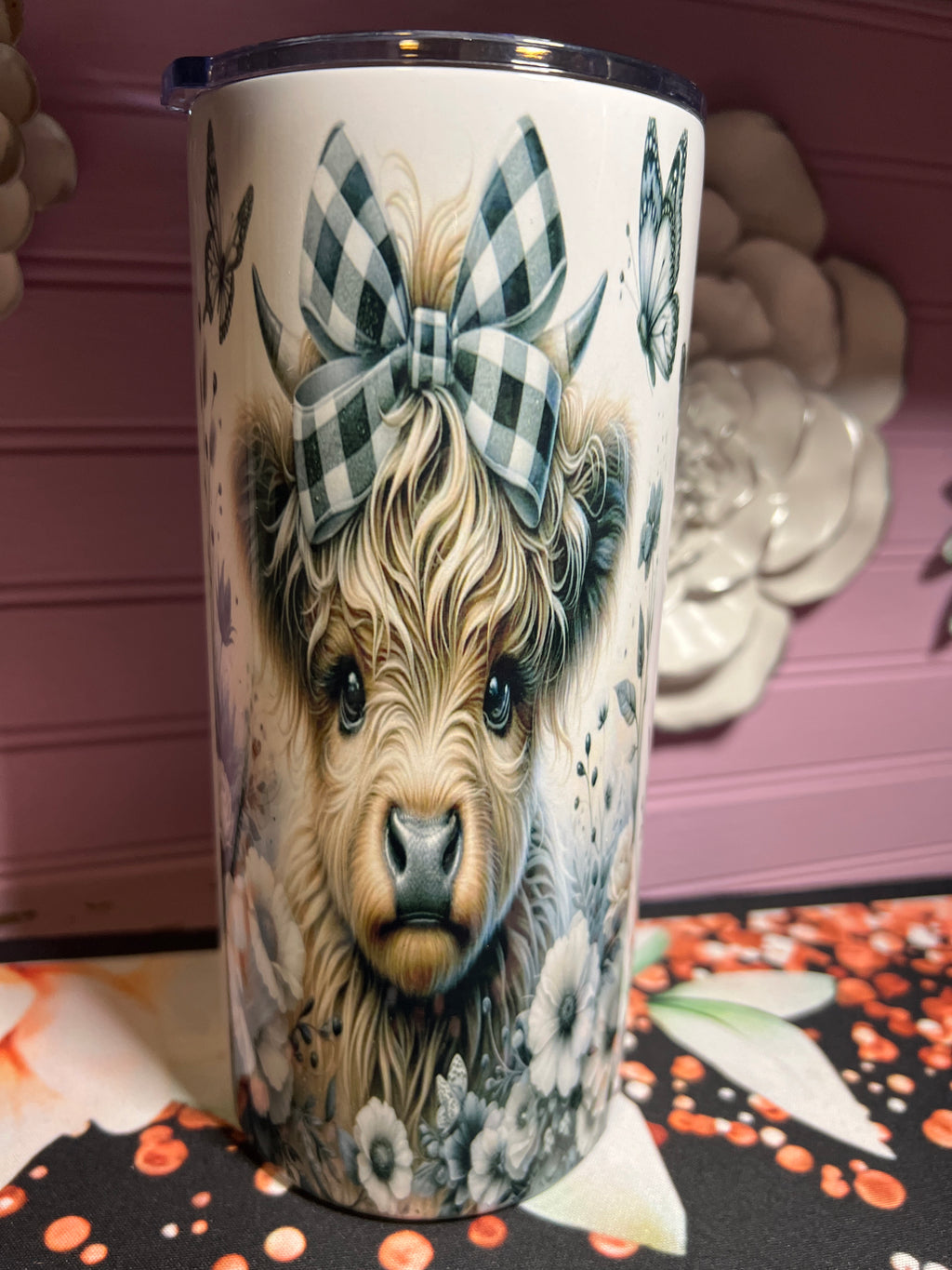 Vaquita coqueta tumbler 22 oz