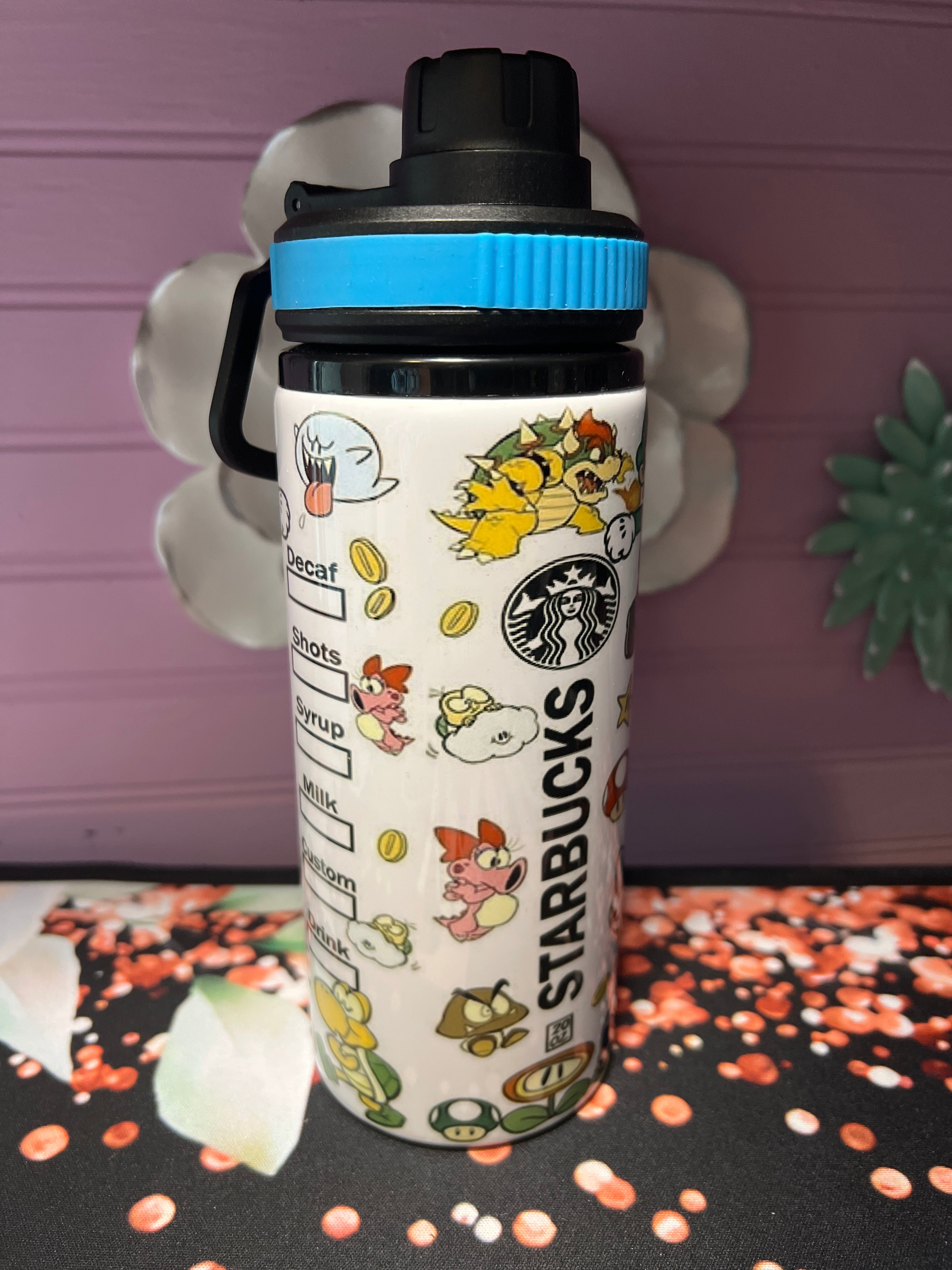 Super Mario tumbler 20oz