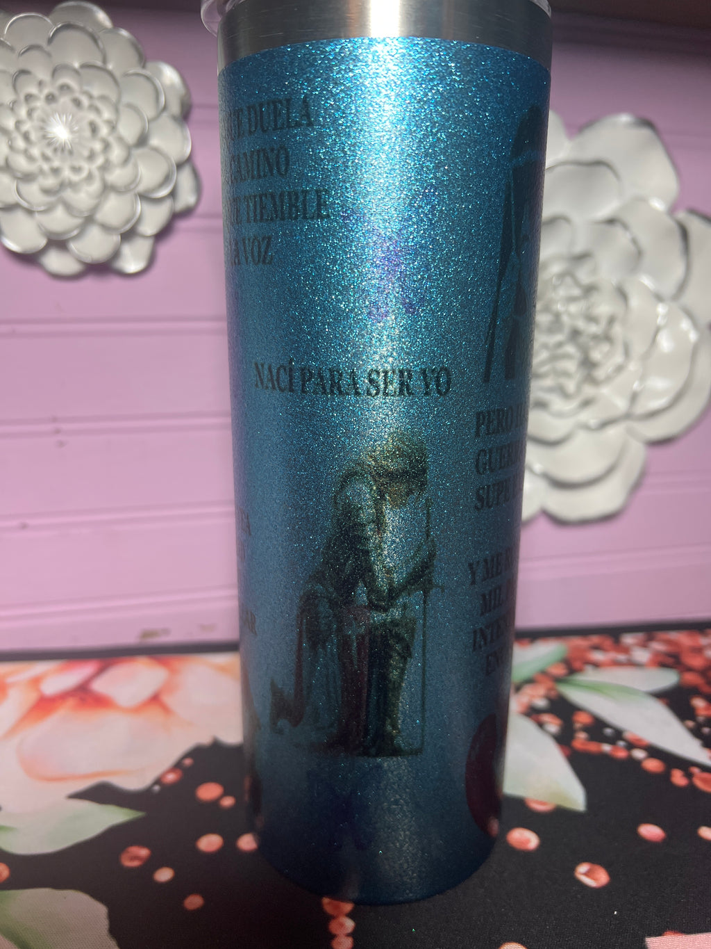 Blue tumbler 20 oz