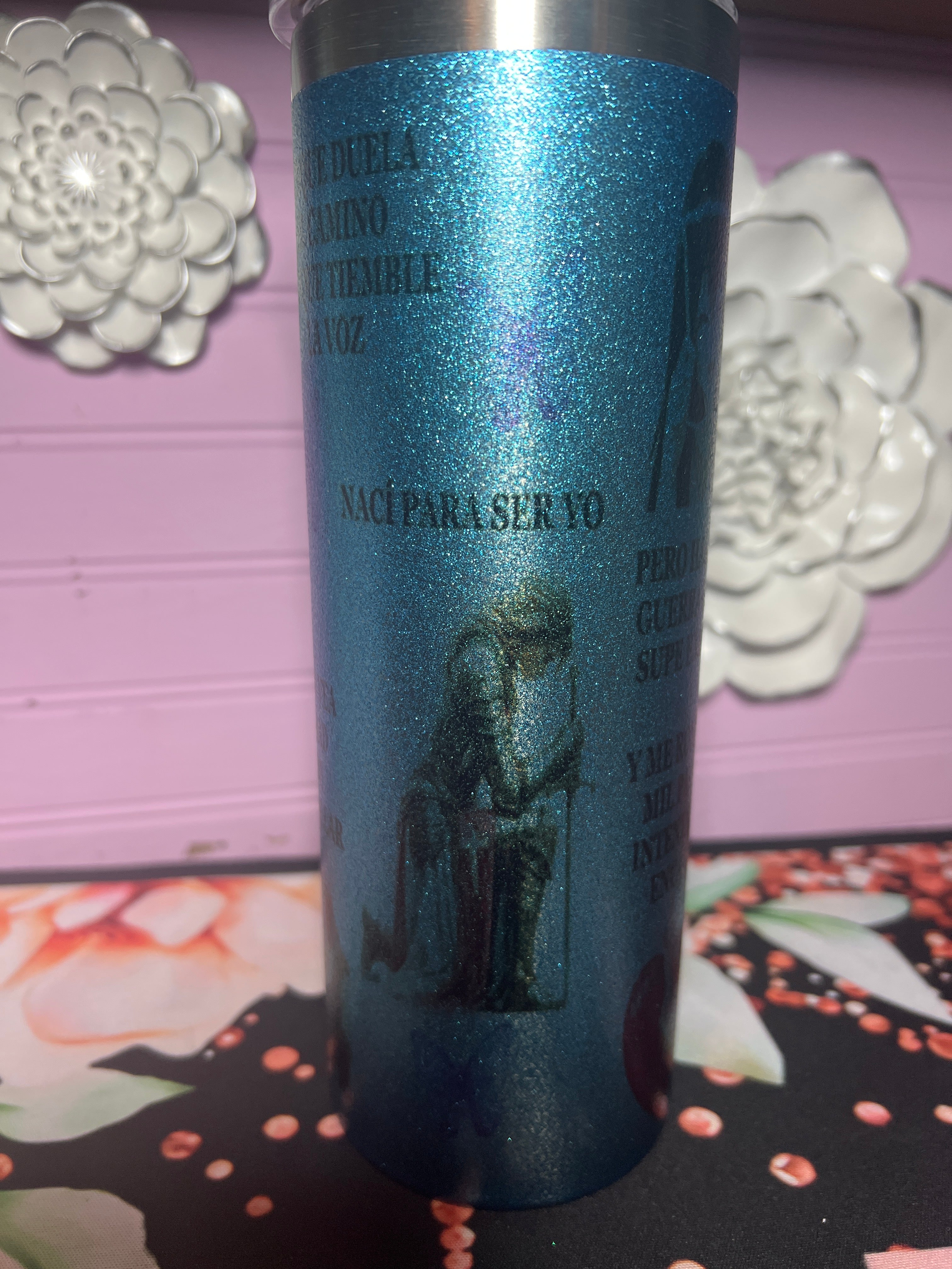 Blue tumbler 20 oz
