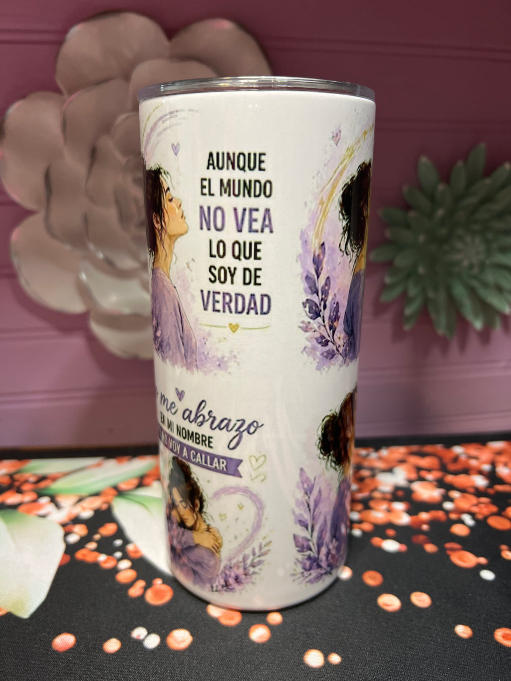 Nací para ser yo tumbler 15 oz
