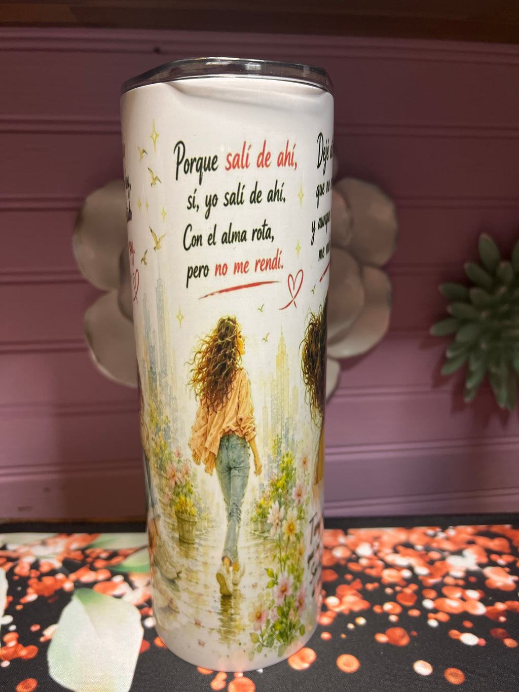 Salí de ahí tumbler 20 oz