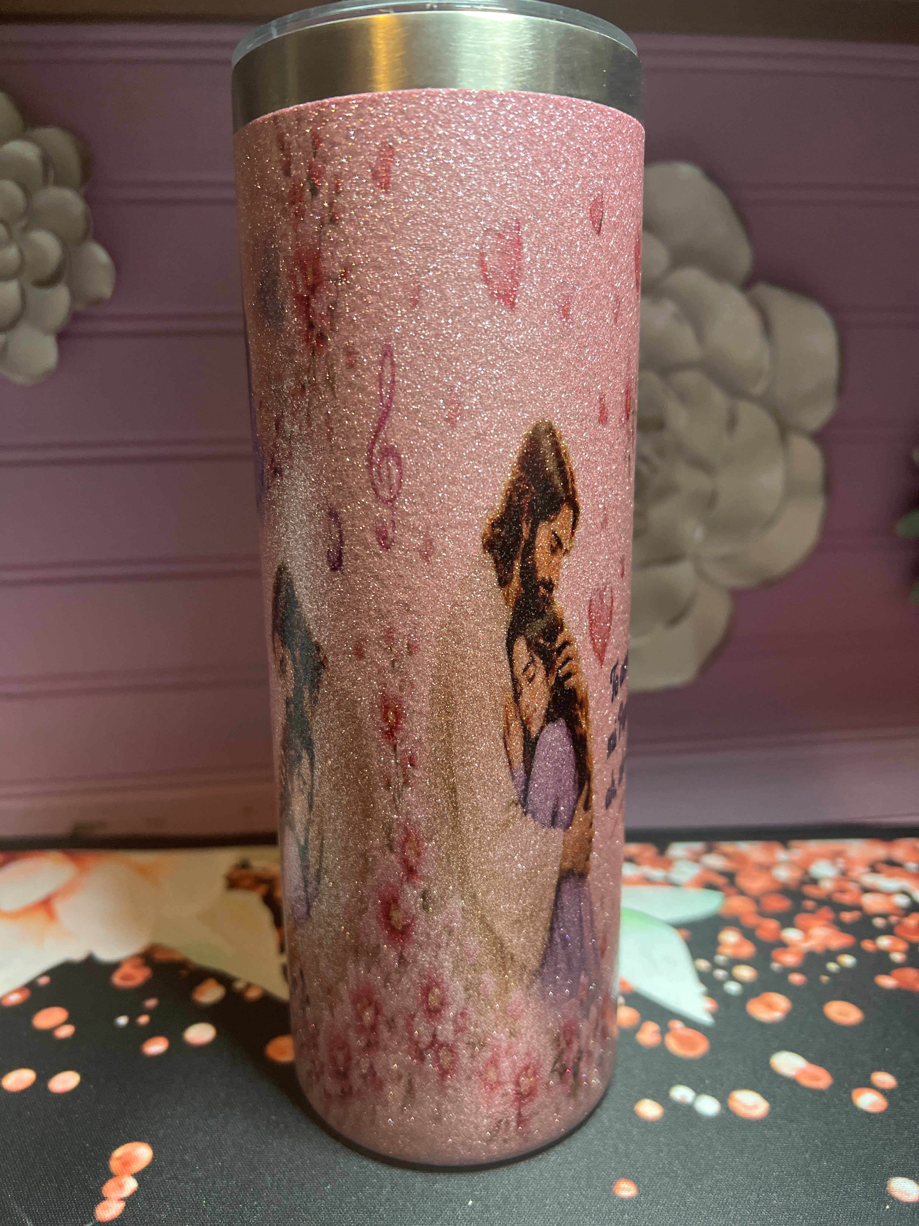 Pink tumbler 20 oz.