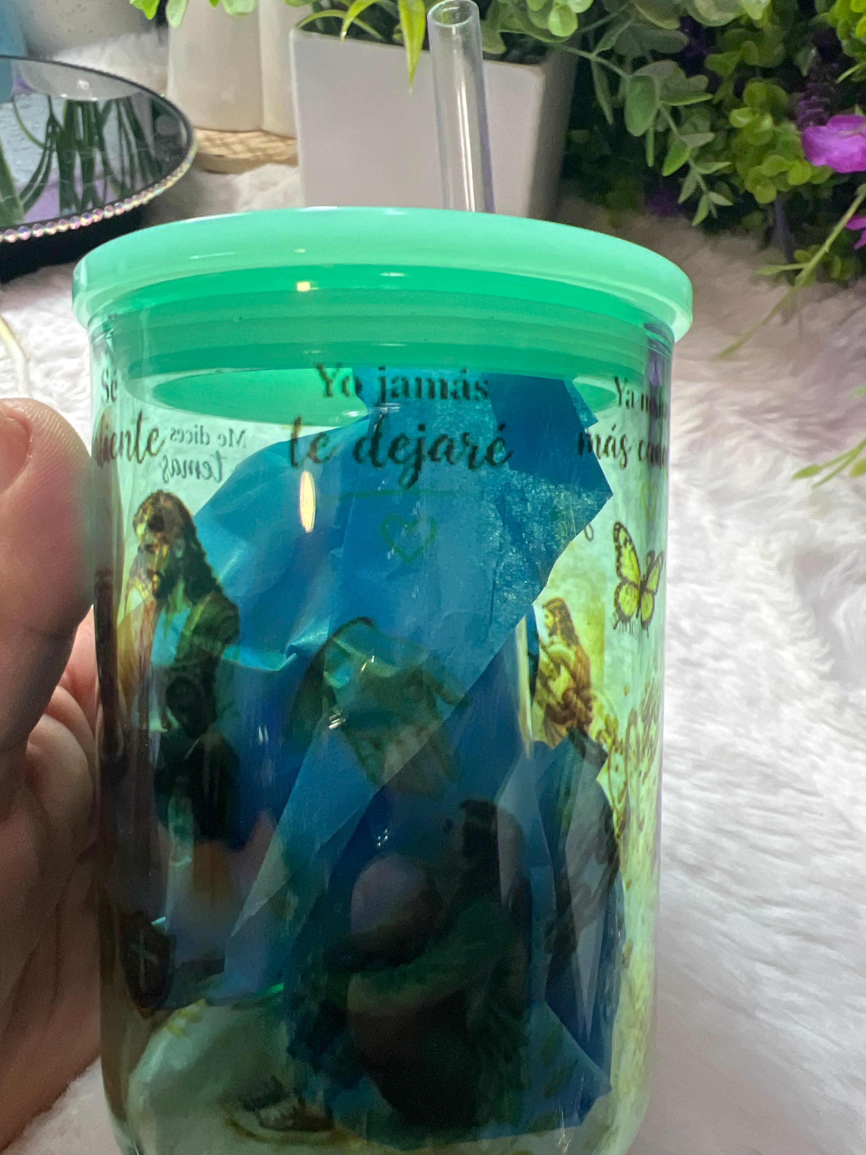Se Fuerte glass cup 17 oz