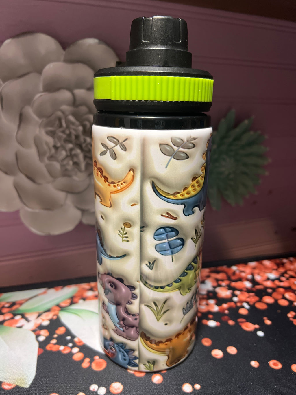 Dinosaurio tumbler 20 oz