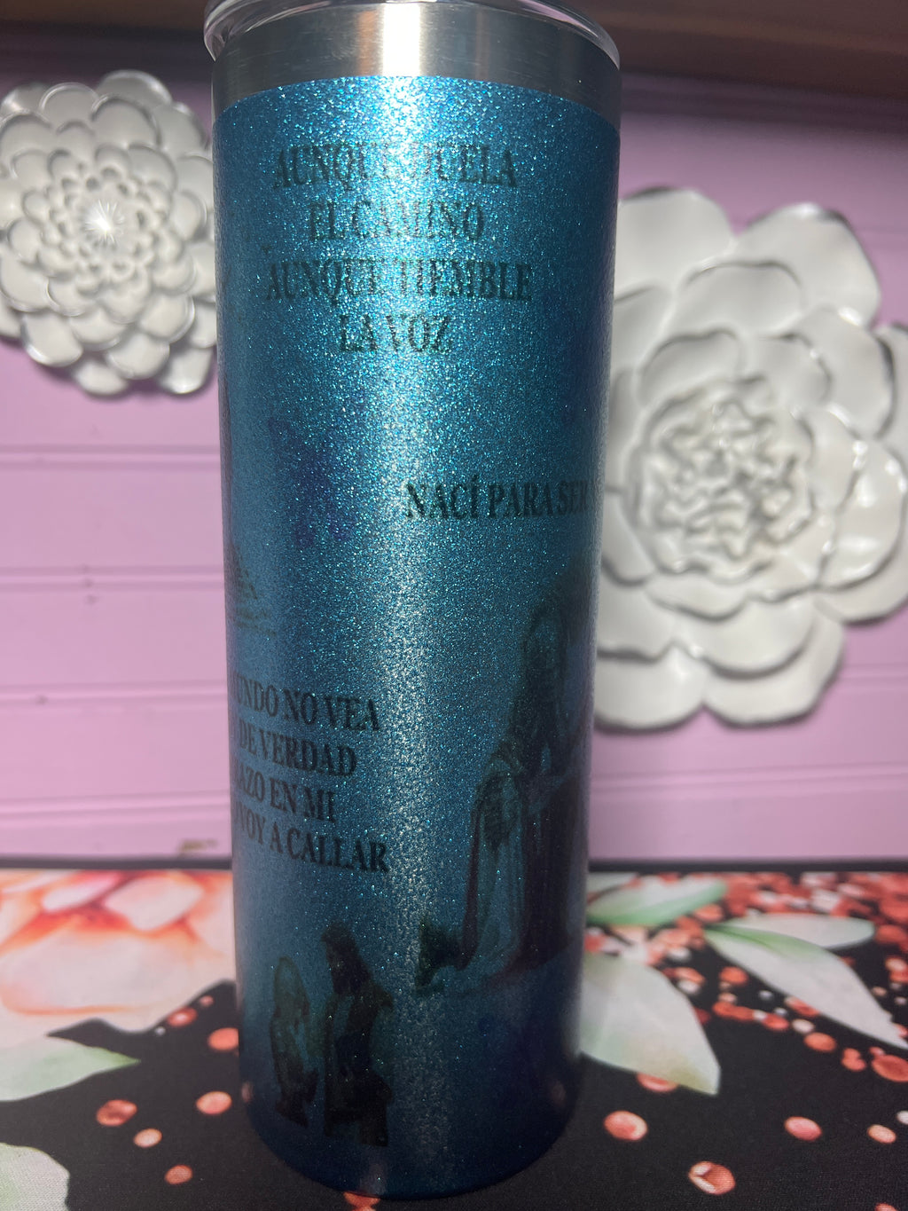 Blue tumbler 20 oz