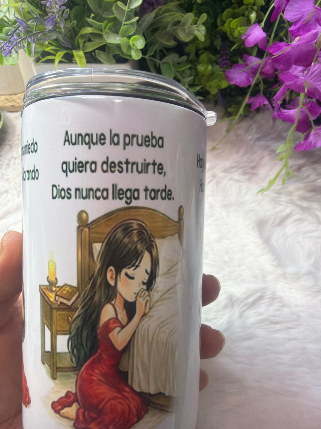 Hay poder en la oración tumbler 15 oz 2 in 1