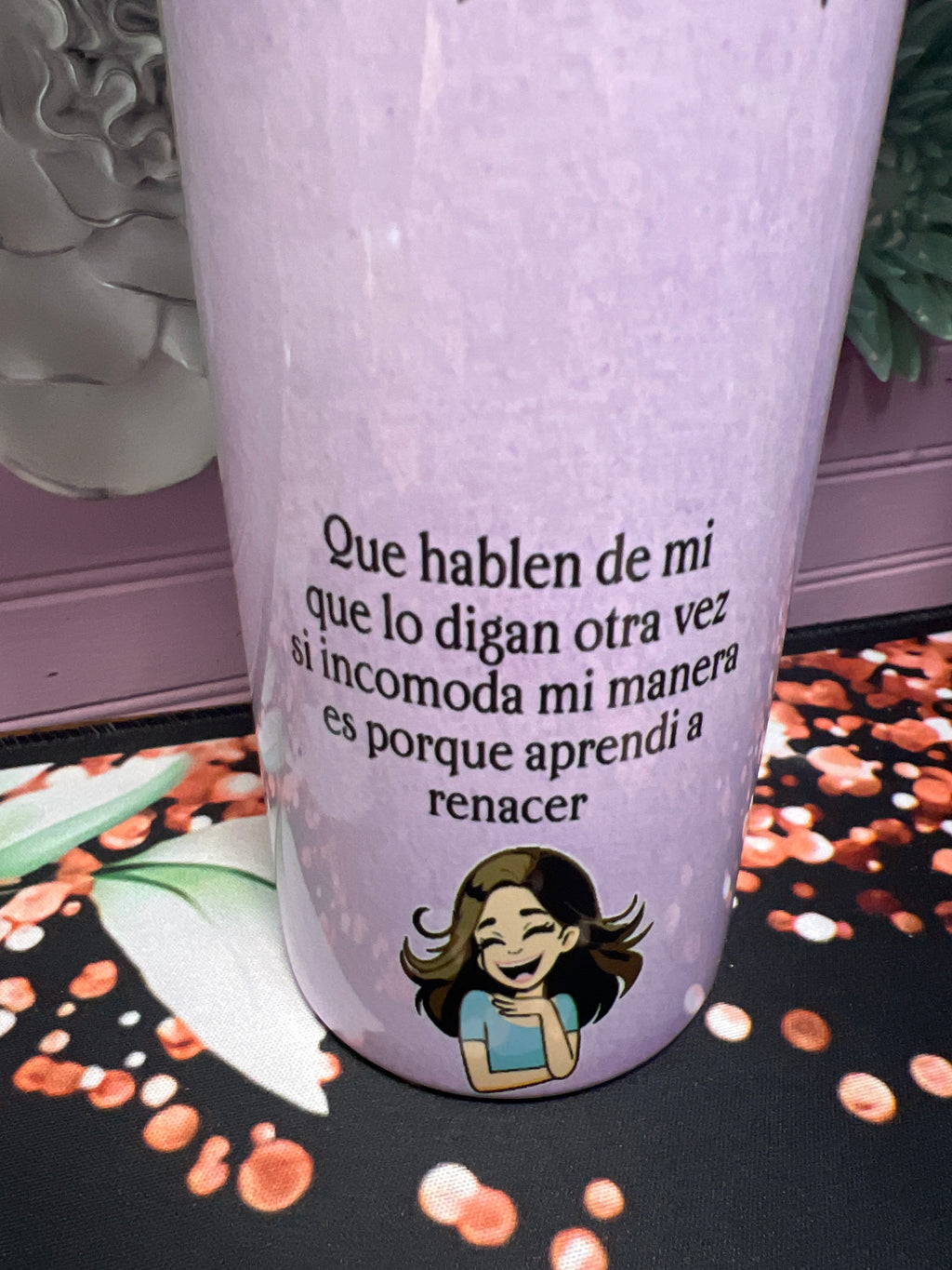 Que Hablen De Mi tumbler 20 oz