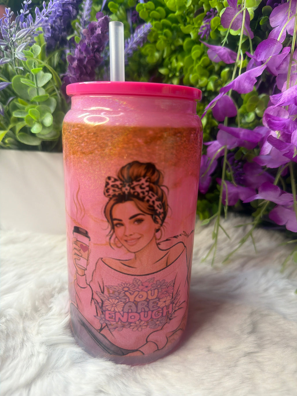 Así soy yo glass cup 16 oz