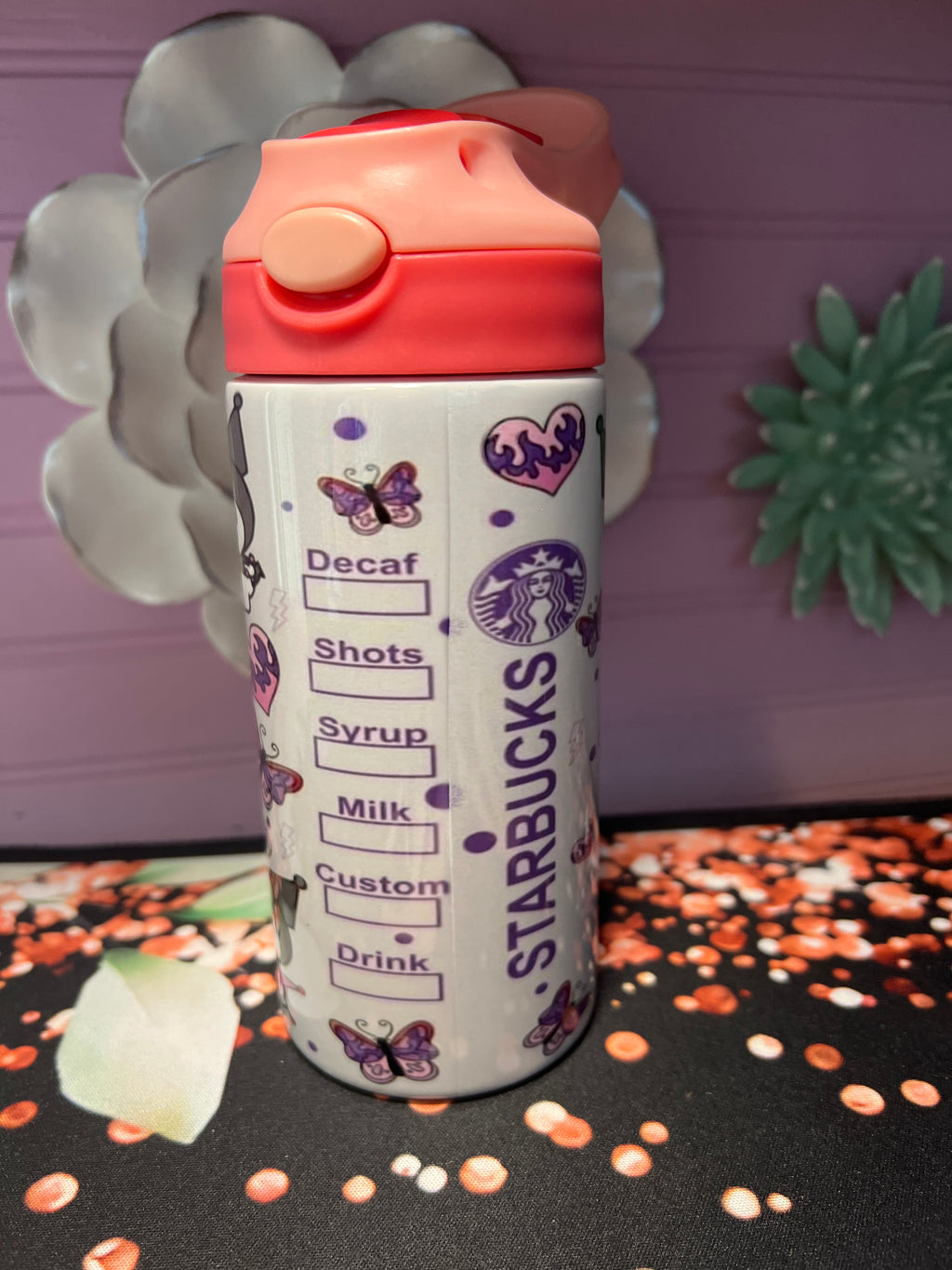 Kuromi tumbler 12 oz
