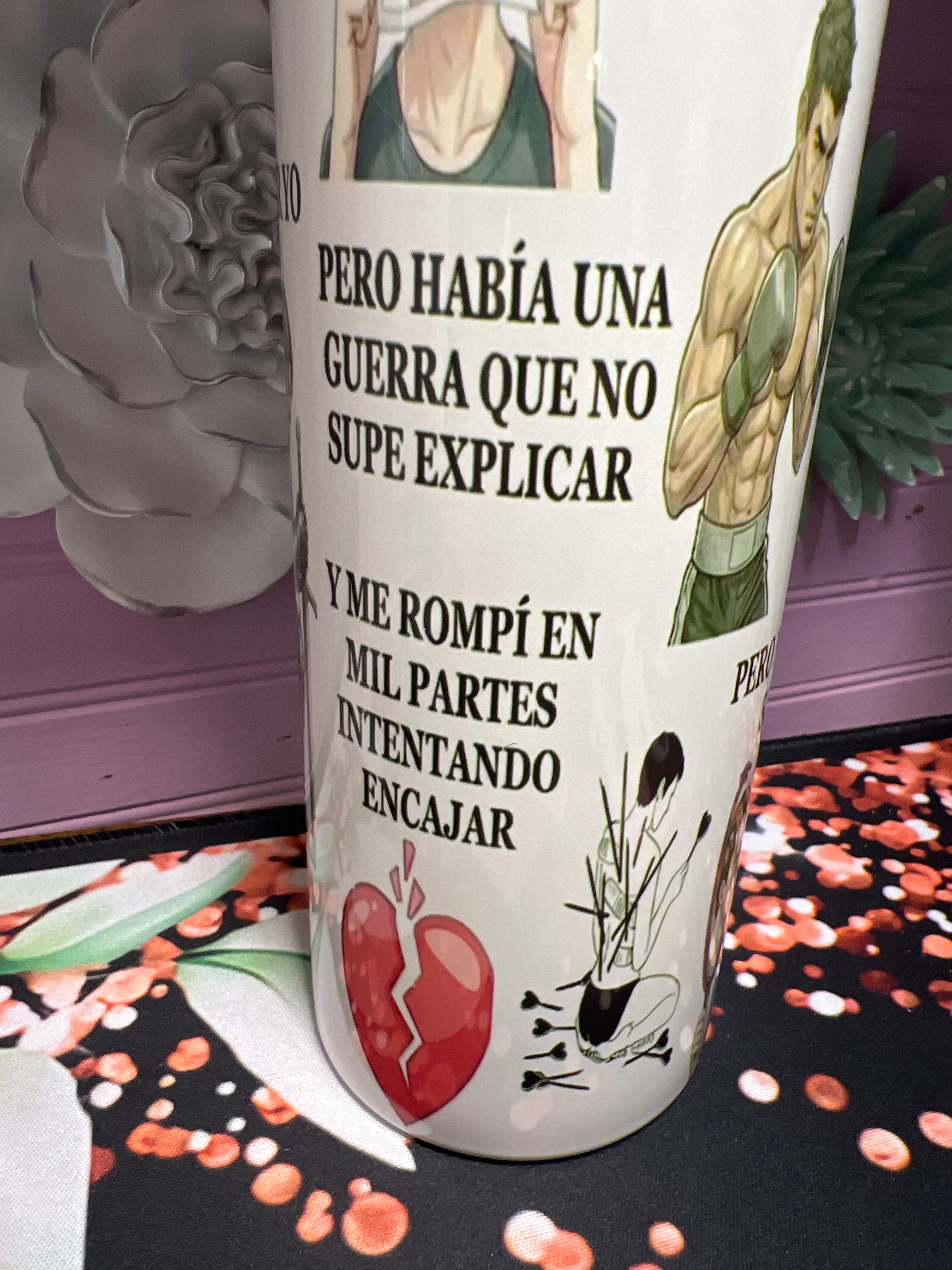 Nací para ser yo tumbler 20 oz