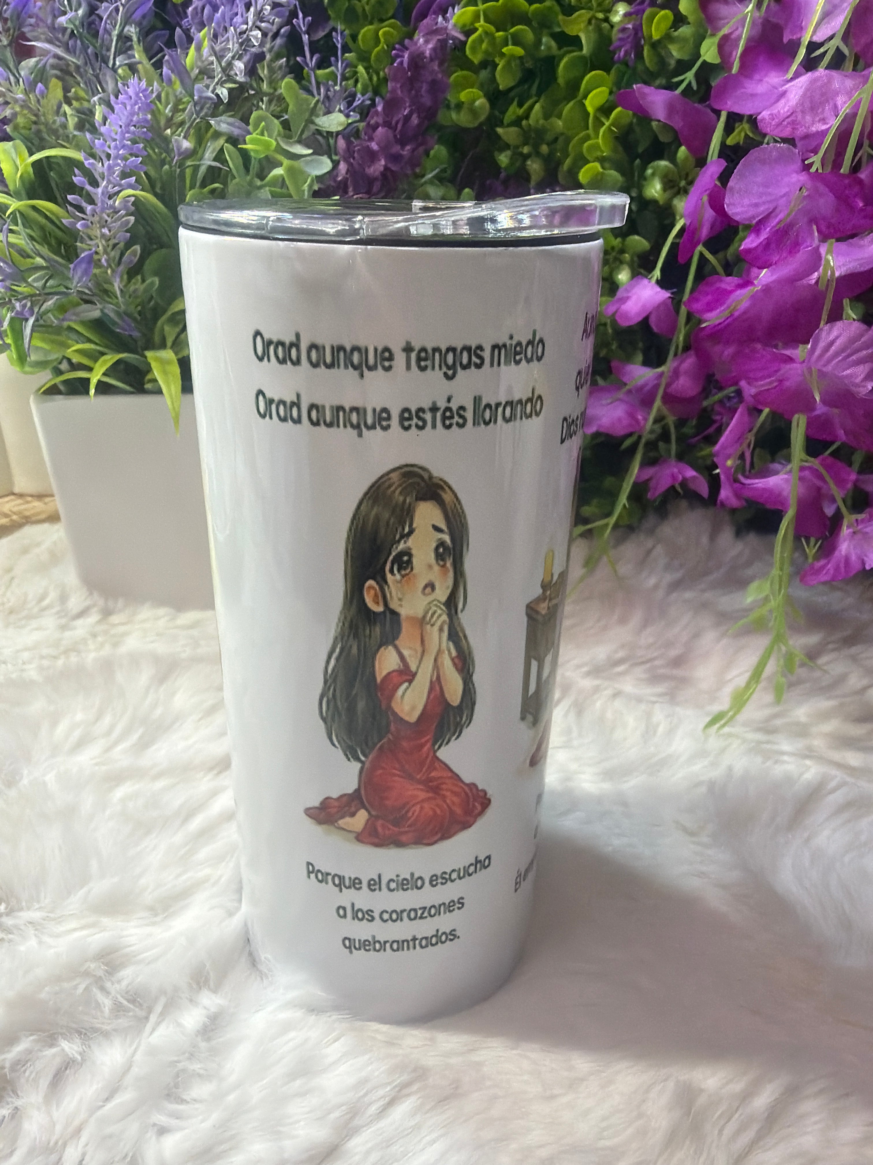 Hay poder en la oración tumbler 15 oz 2 in 1