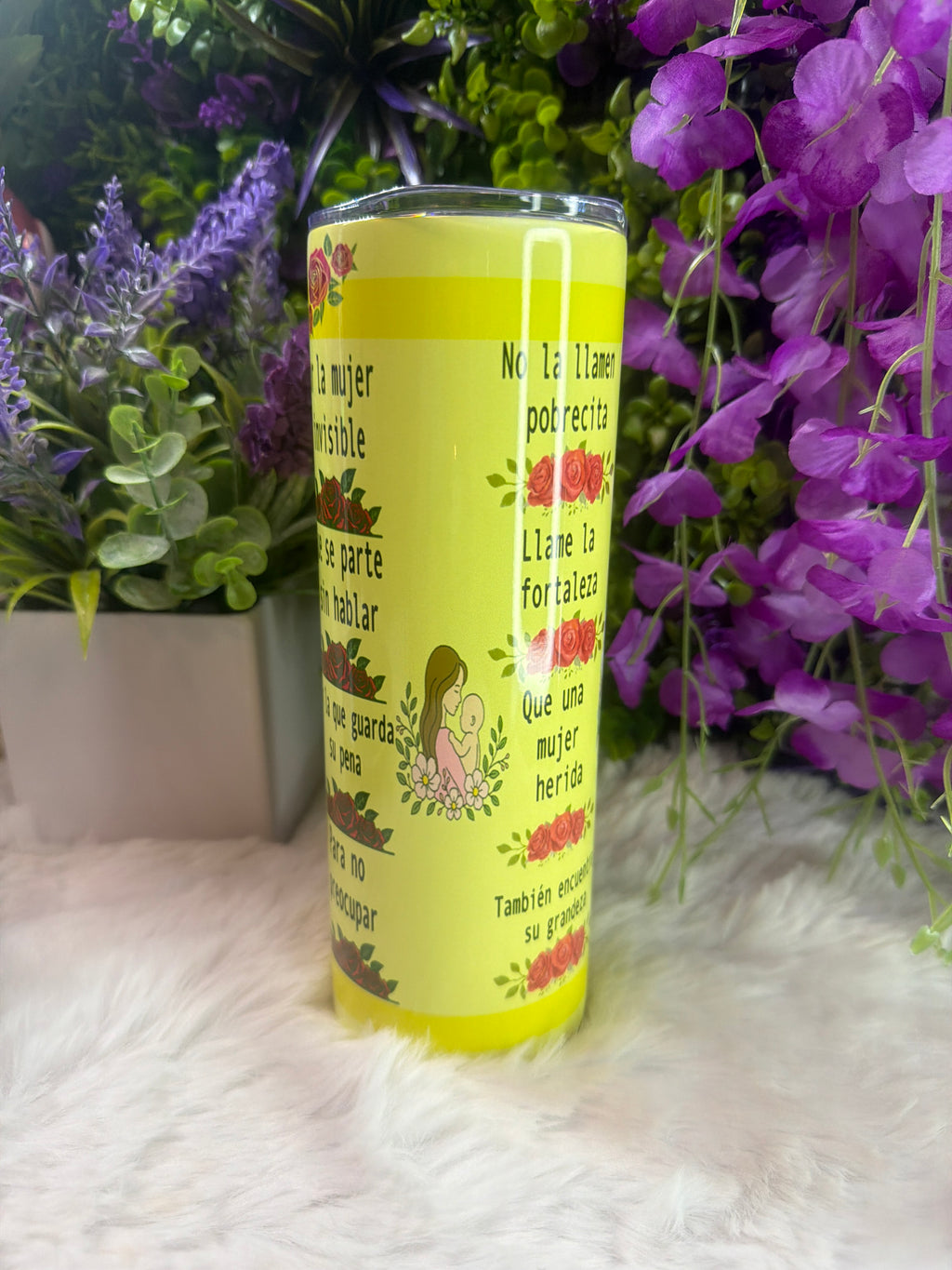 Sola se levantó tumbler 20 oz