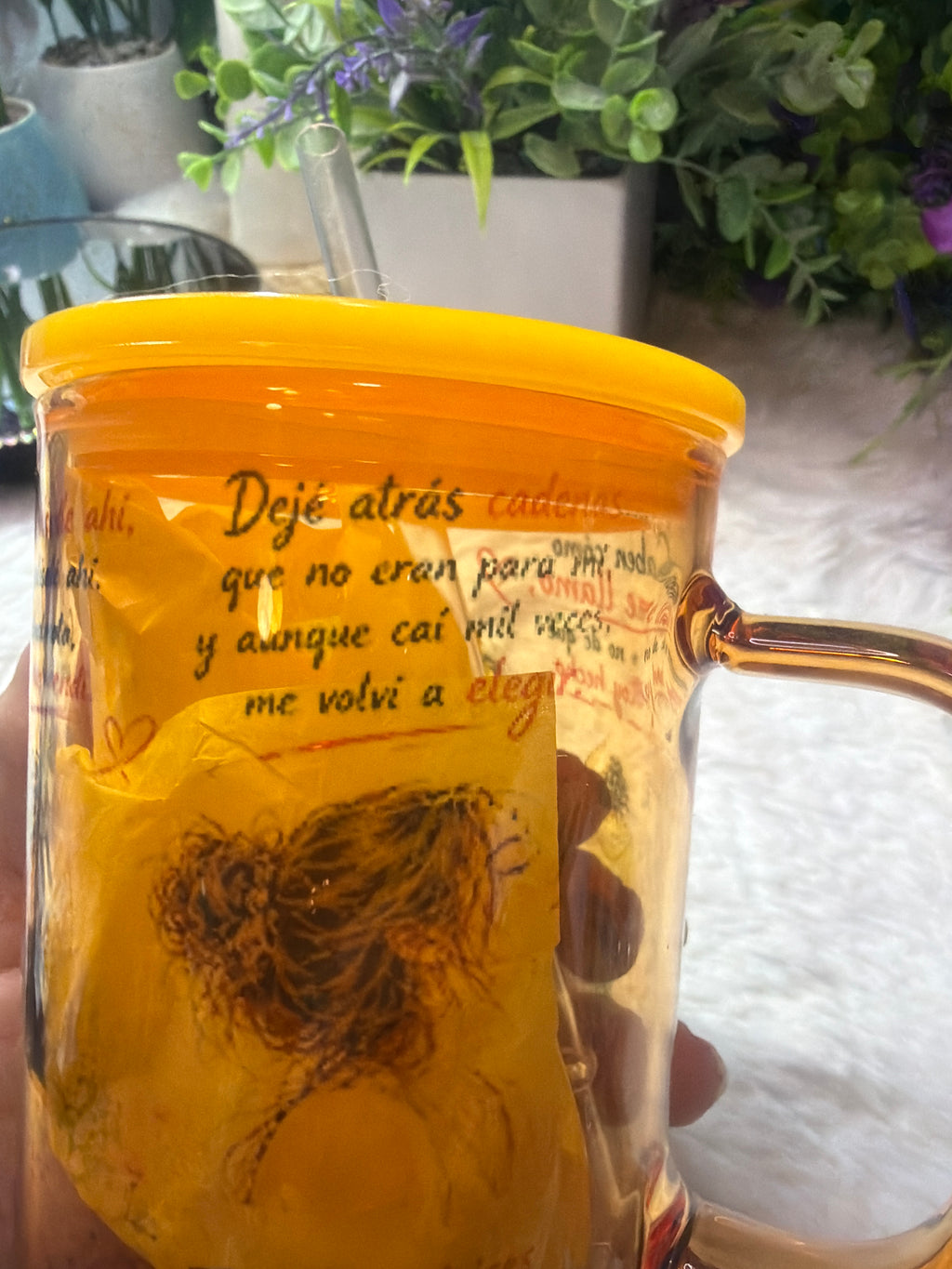 Salí de ahí glass cup 17 oz