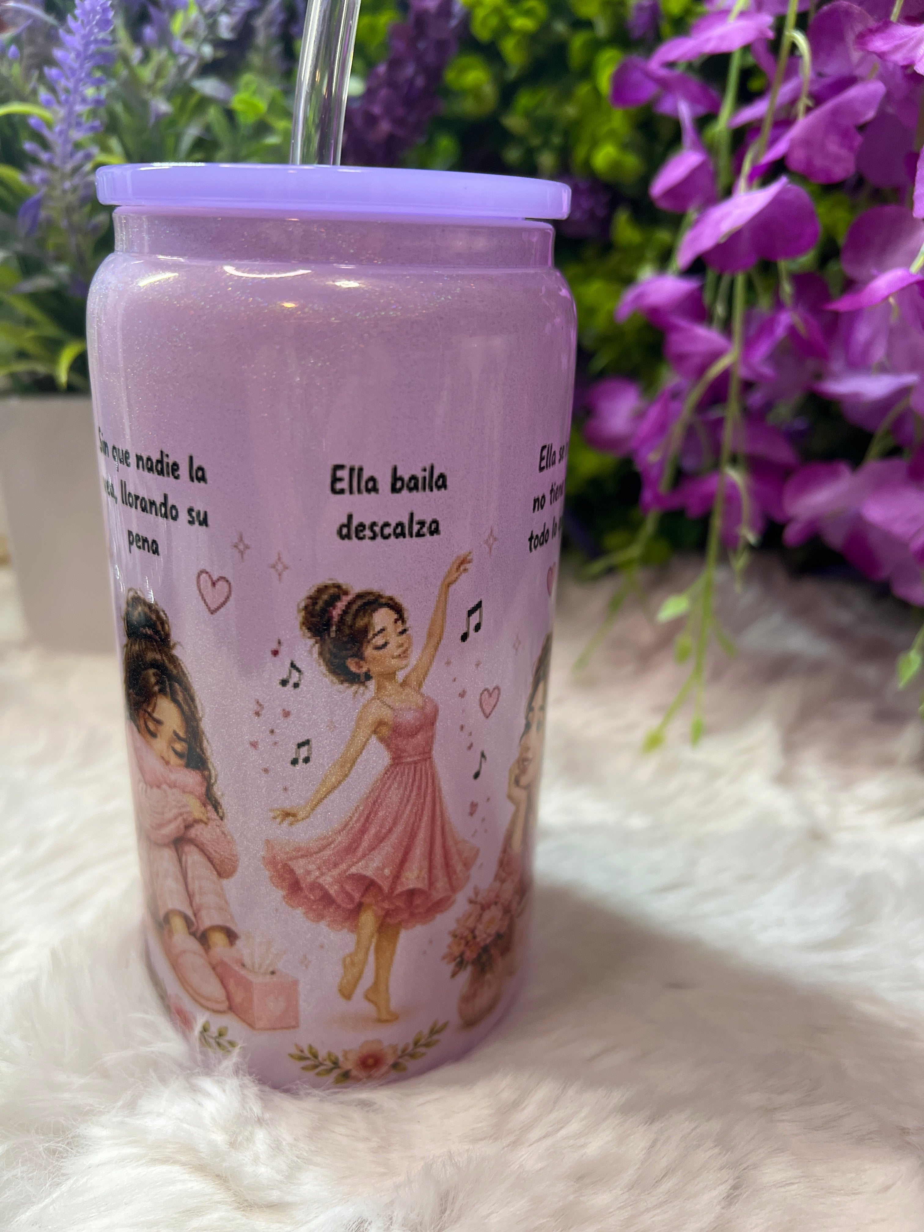 À la niña que fui glass cup 16 oz