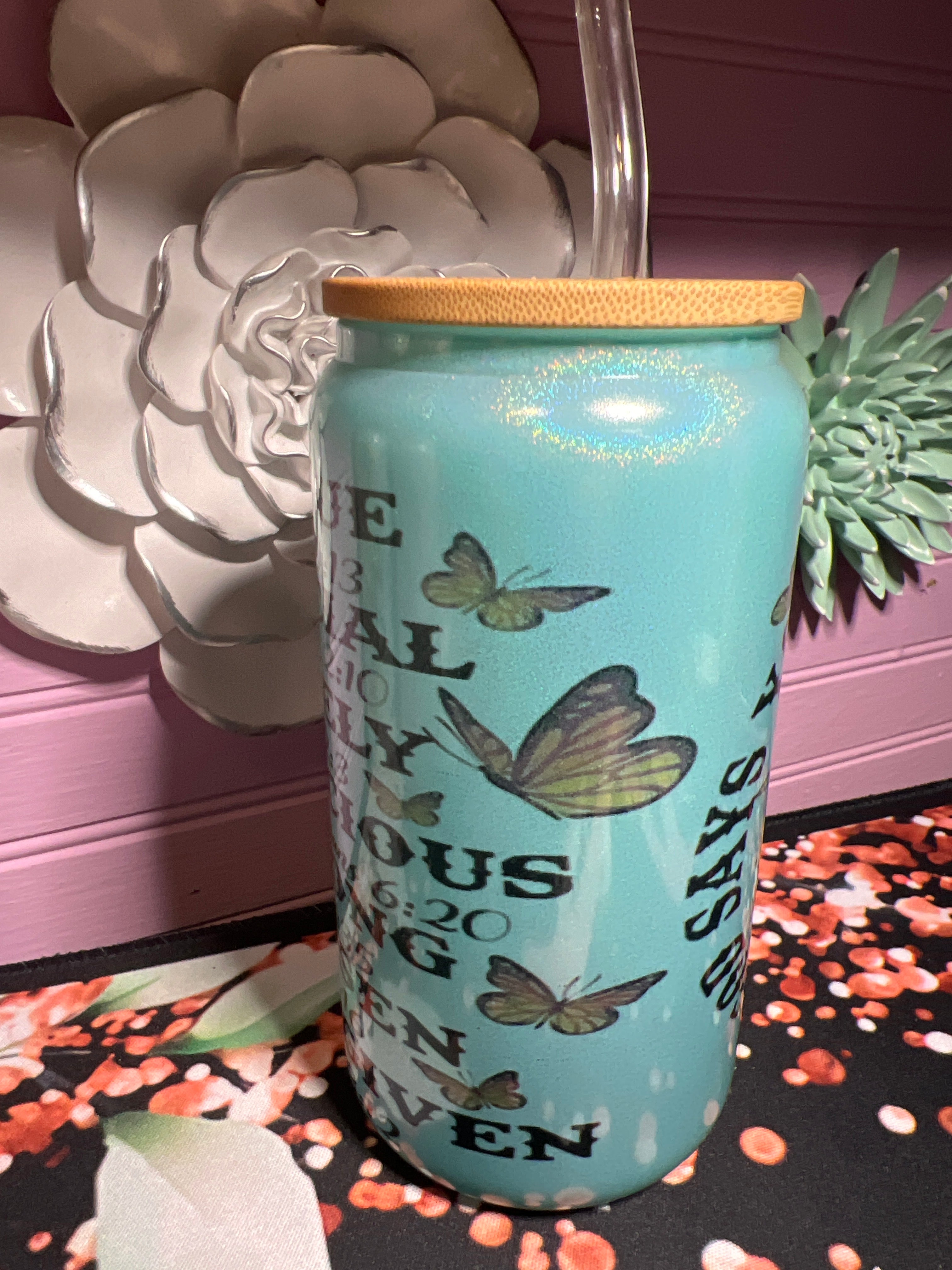 Glass cup 16 oz