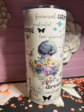 Inspirational tumbler 22 oz