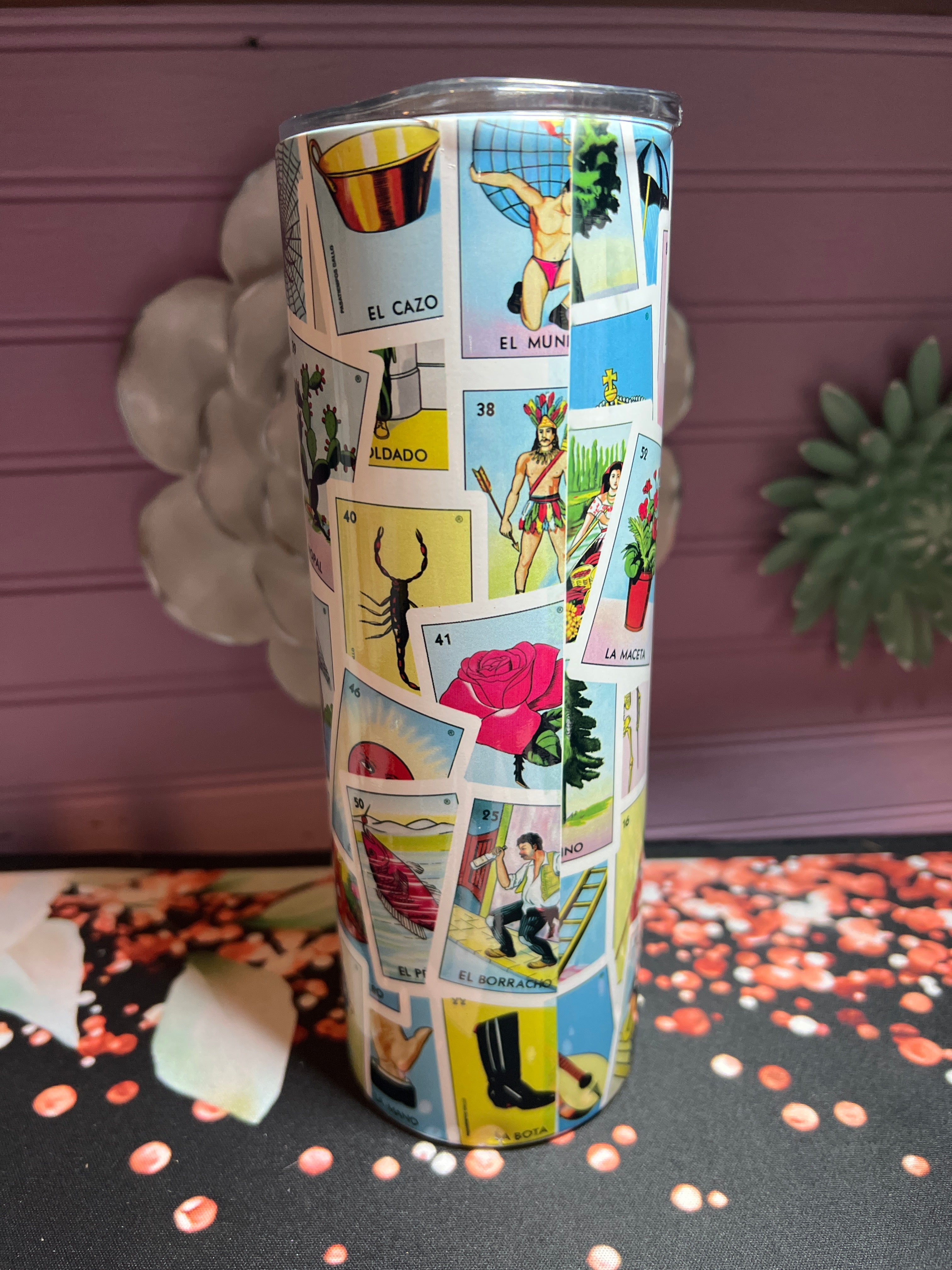 Lotería mexicana Tumbler 20 oz