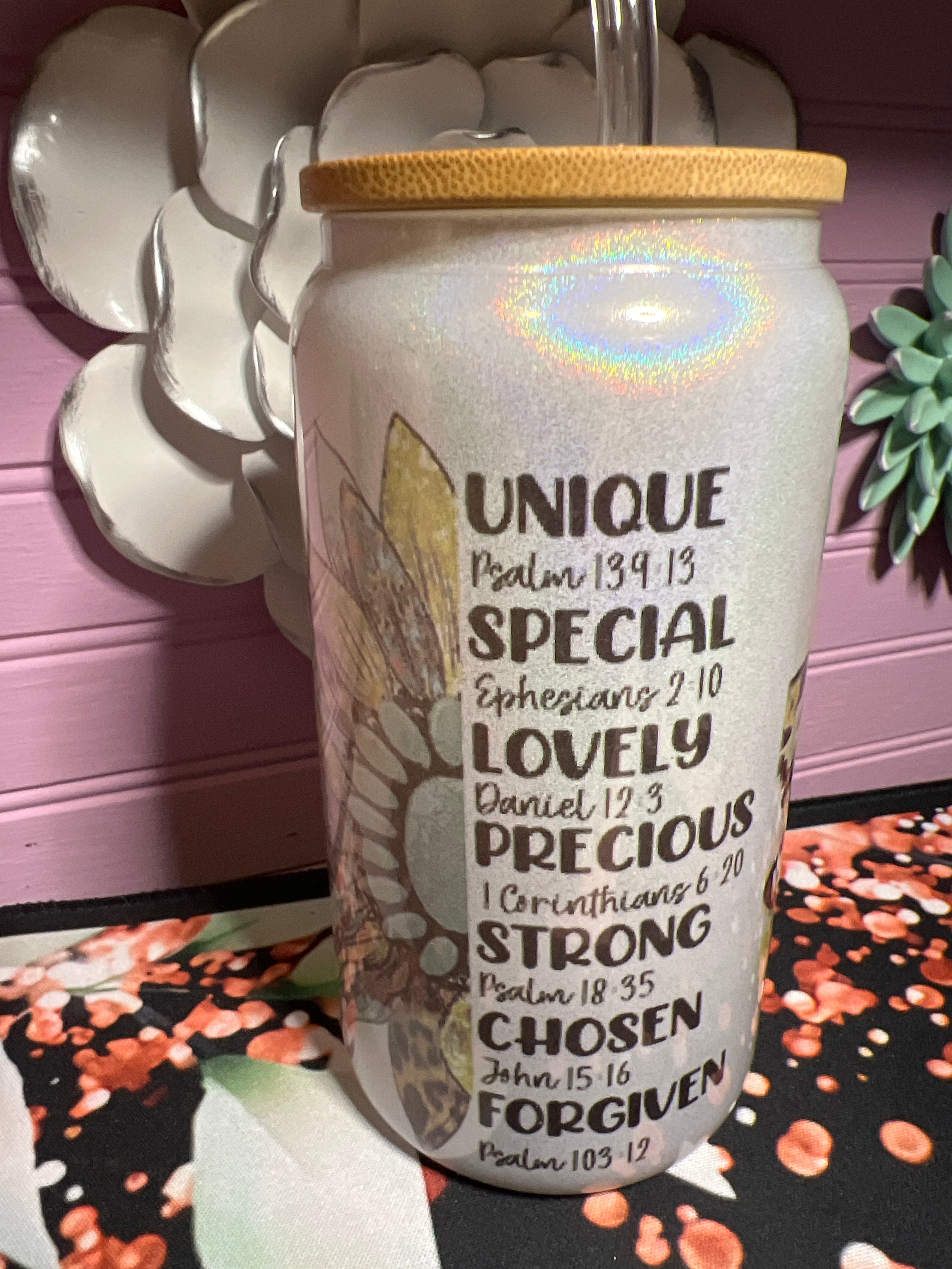 Glass cup 16 oz