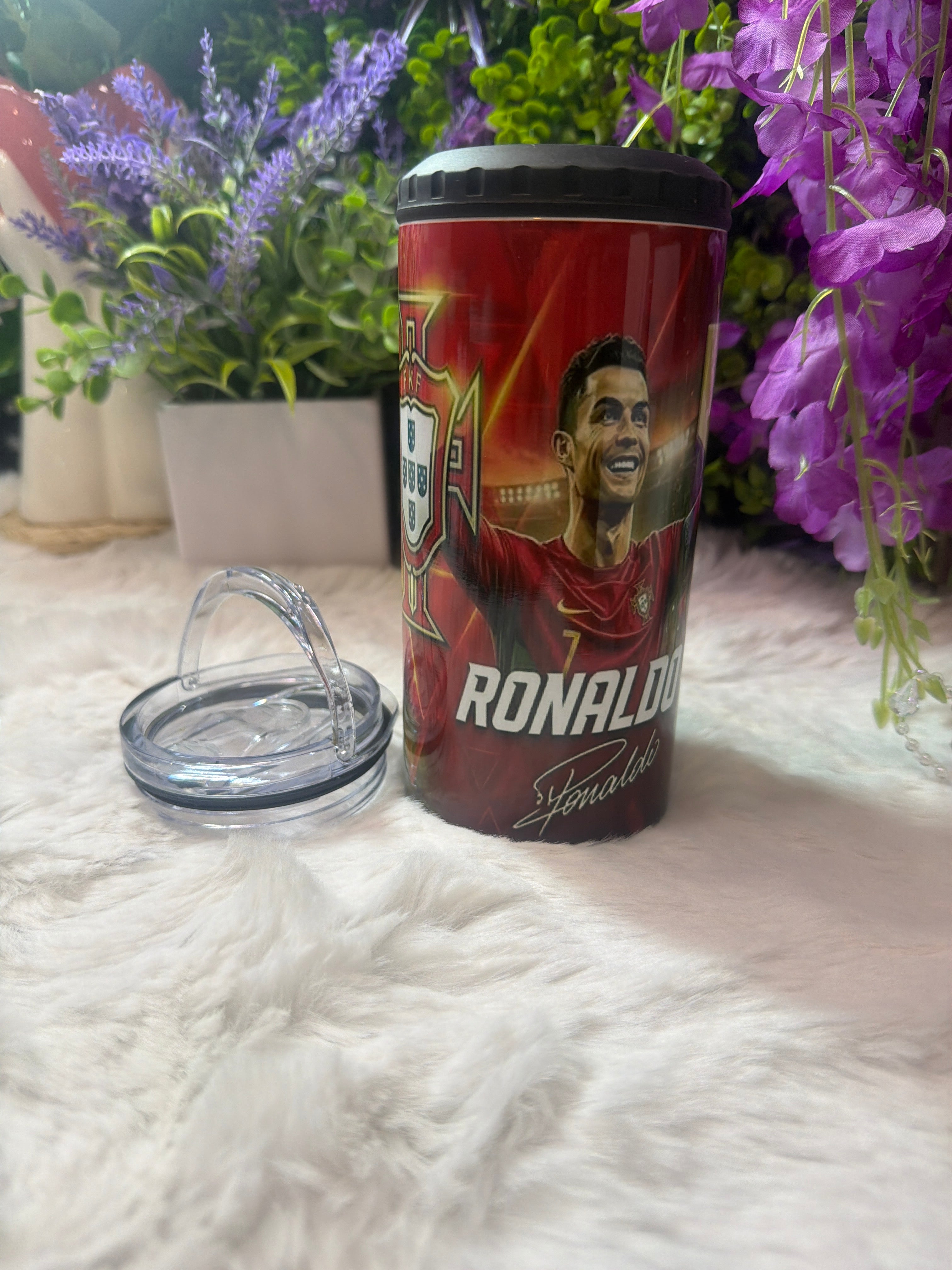 Cristiano Ronaldo tumbler 16 oz 4 in 1