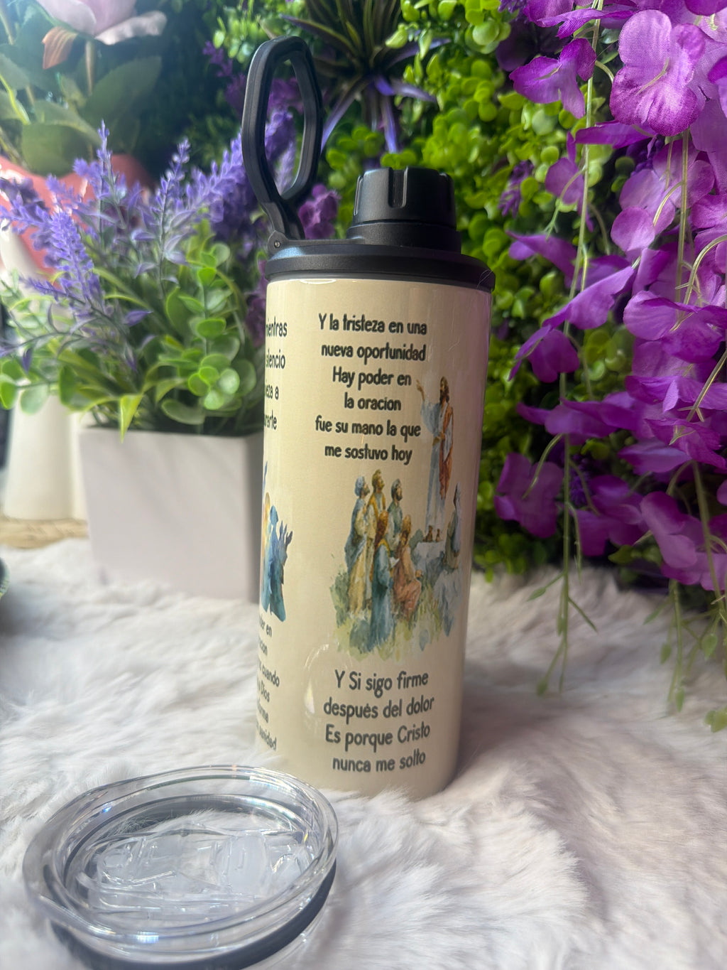 Hay poder en la oración tumbler 15 oz 2 in 1