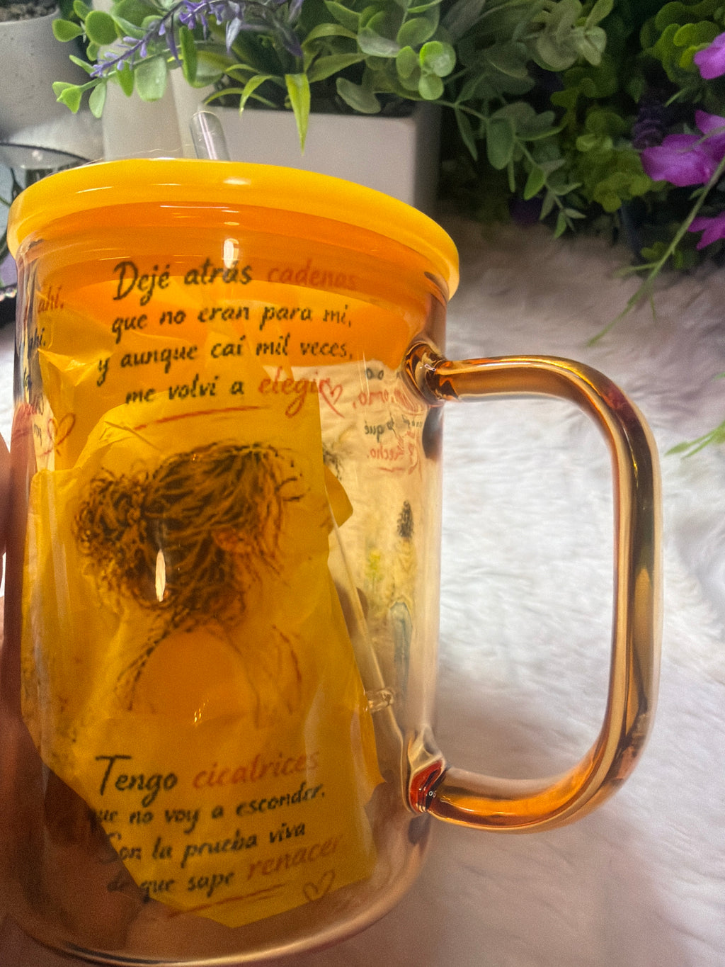 Salí de ahí glass cup 17 oz