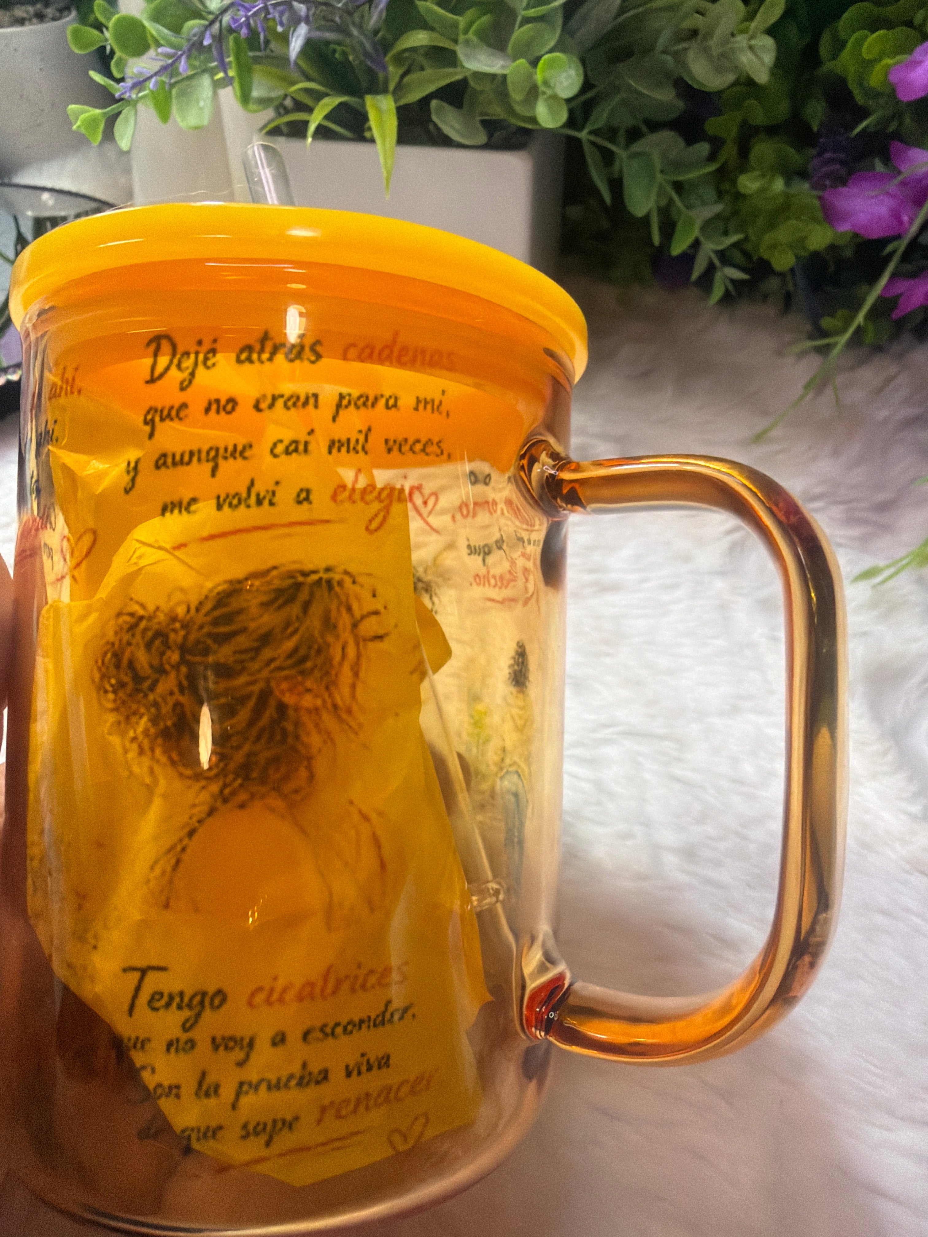 Salí de ahí glass cup 17 oz