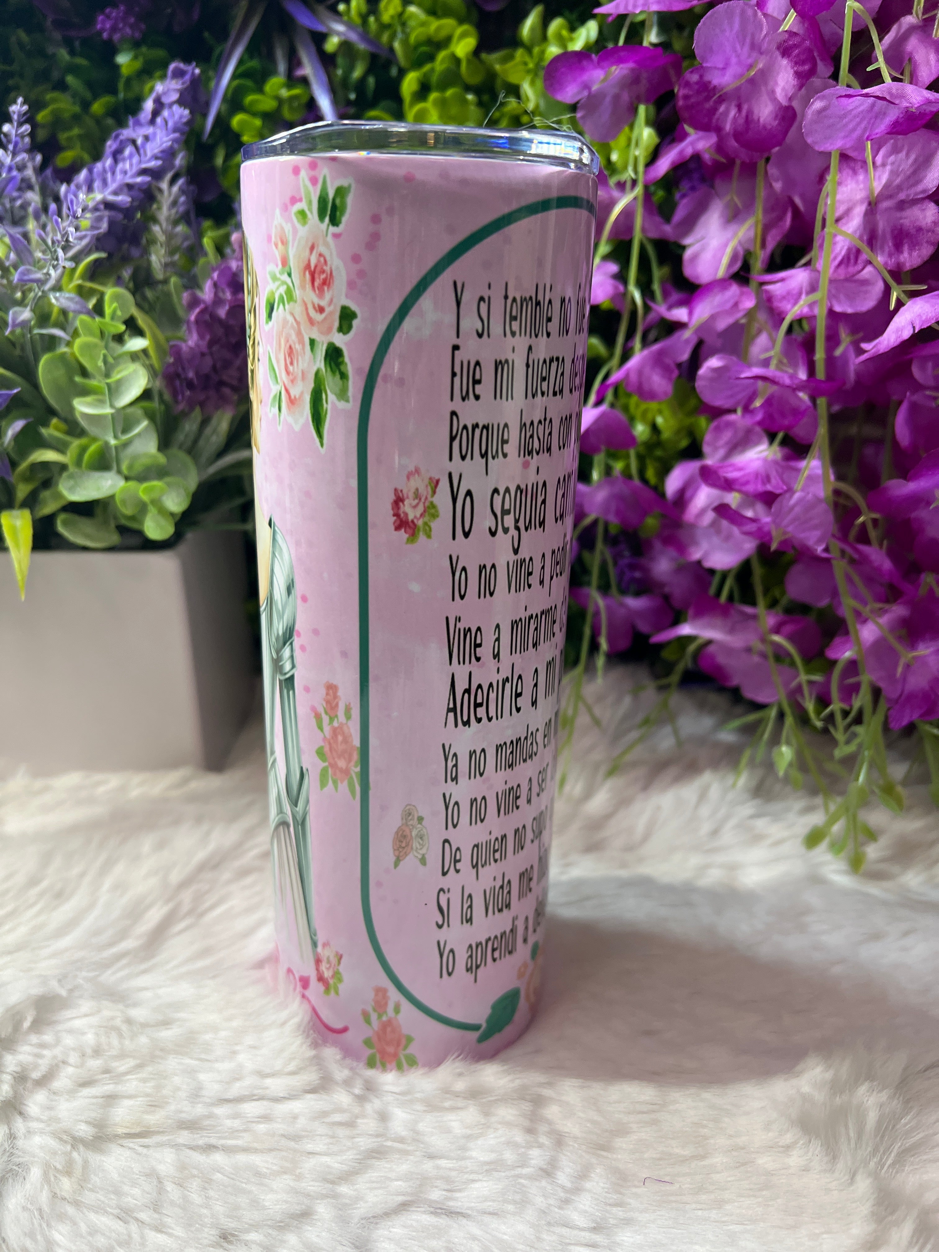 Yo no vine a pedir permiso tumbler 20 oz